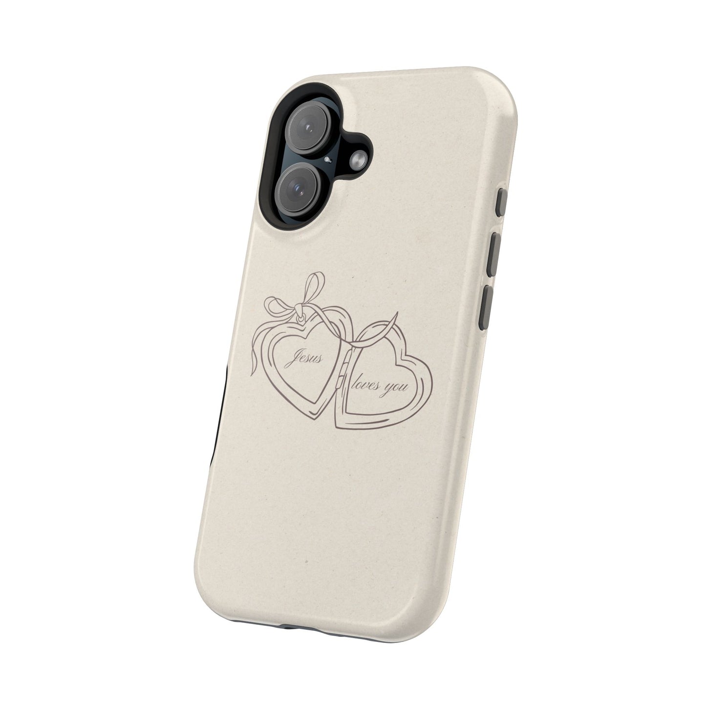 Jesus loves you Locket MagSafe Phone Case