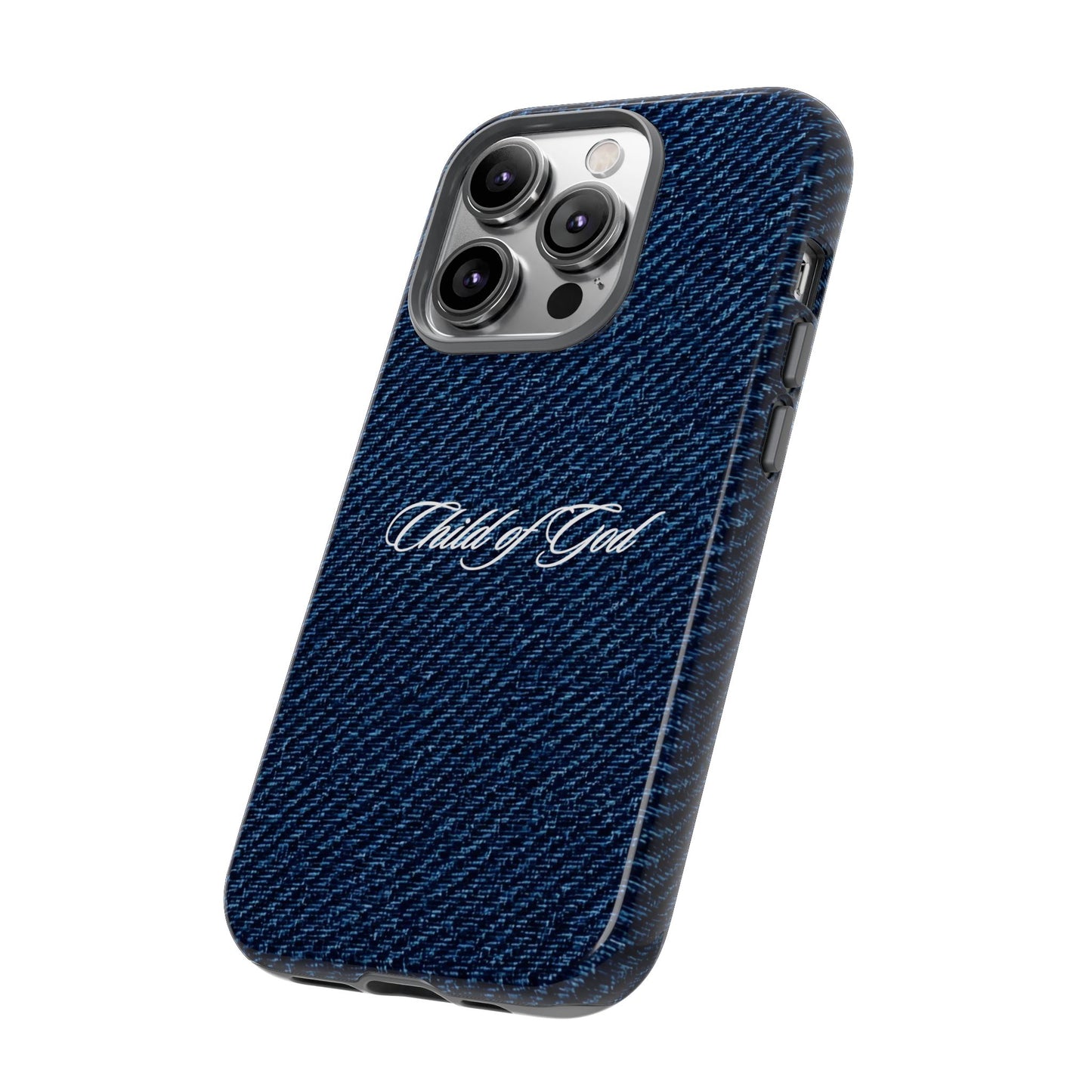 Child of God Denim Phone Case