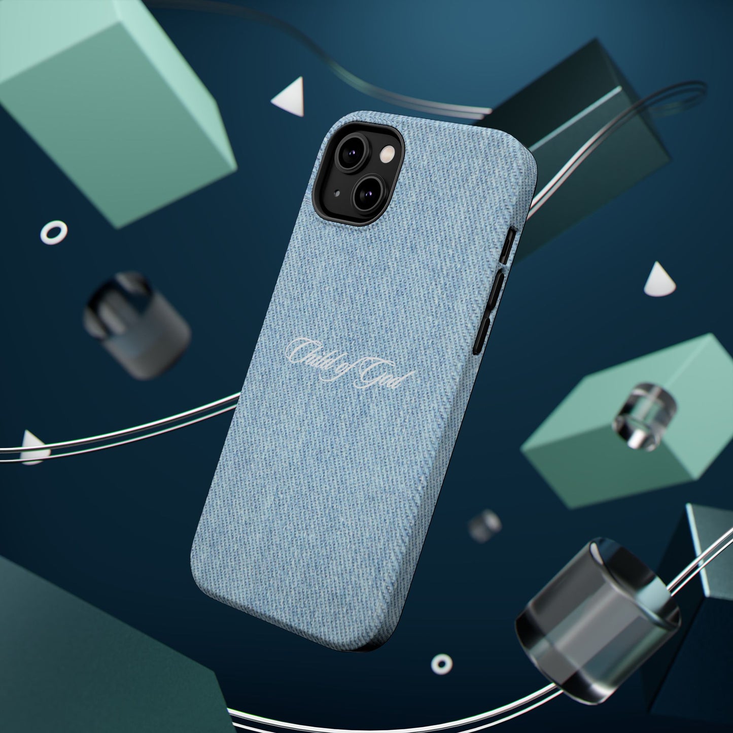 Child of God Denim Phone Case MagSafe