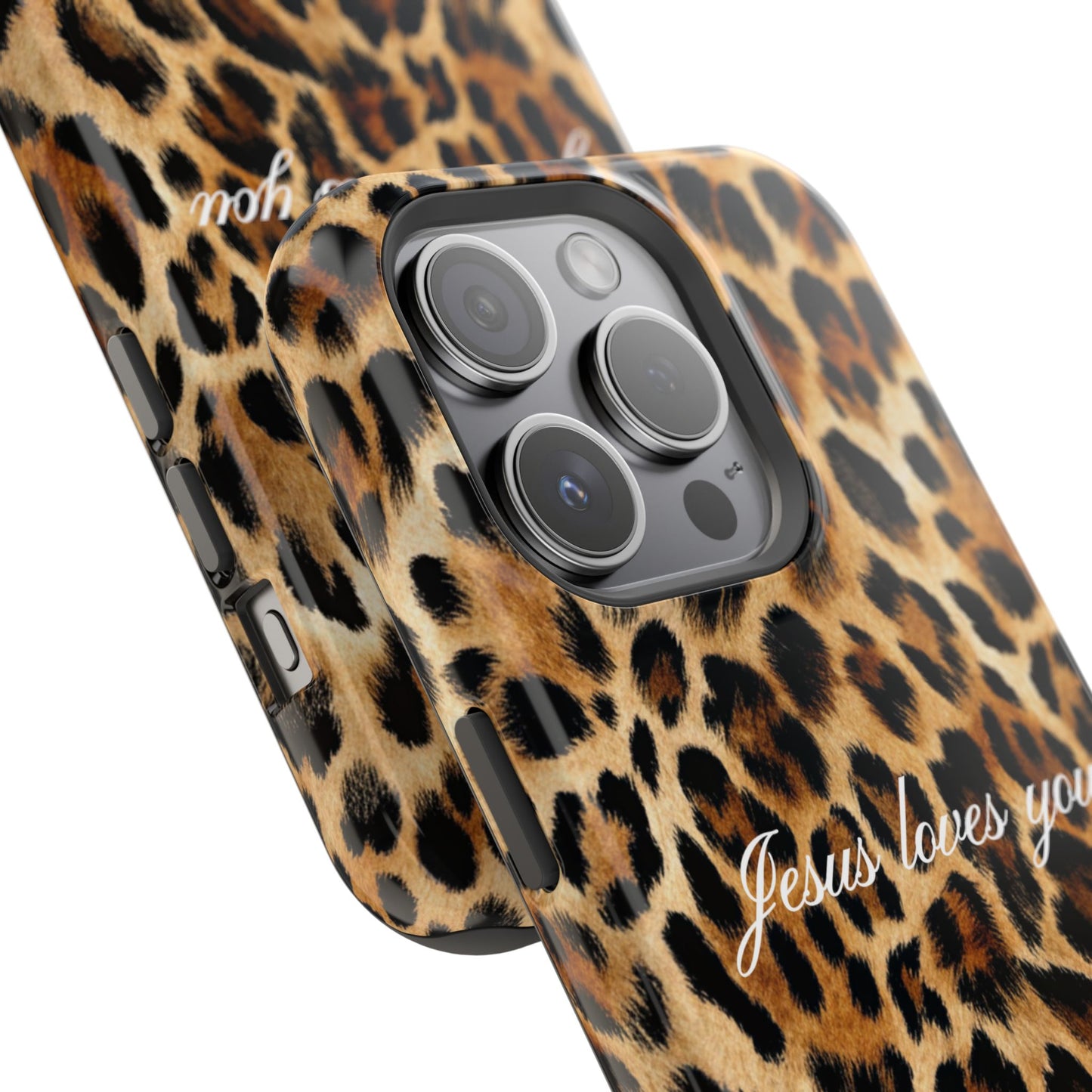 Jesus loves you Leopard Phone Case MagSafe
