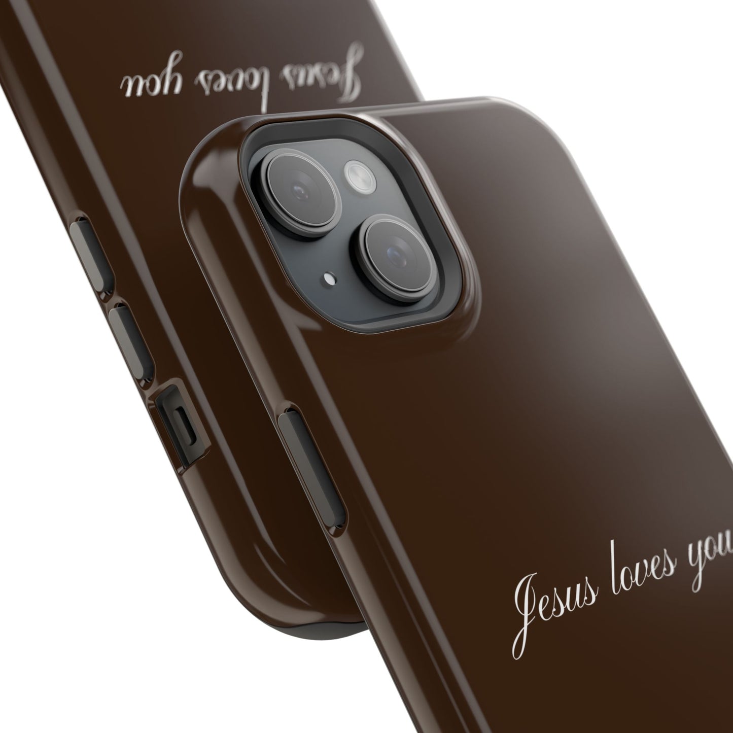 Jesus loves you Espresso MagSafe Phone Case