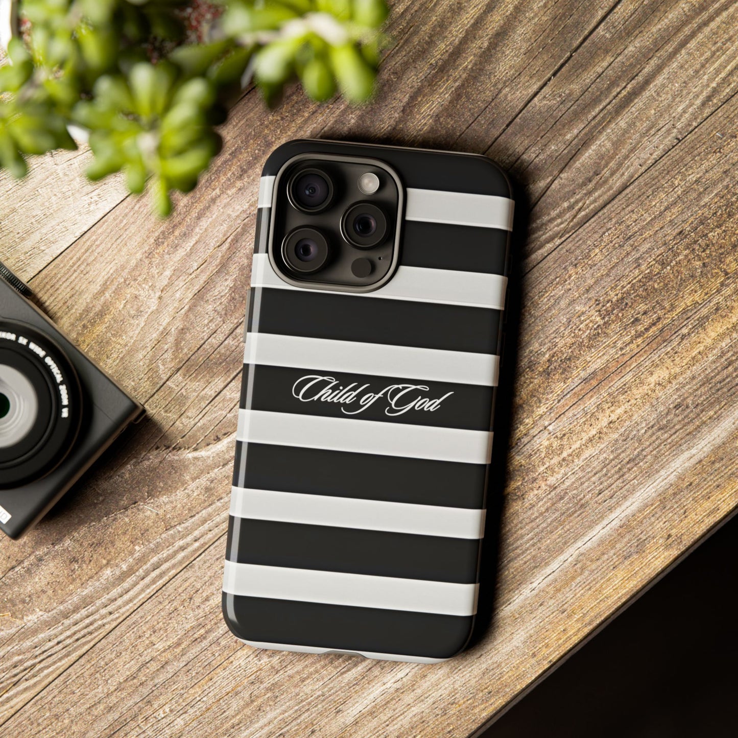 Child of God Striped Phone Case