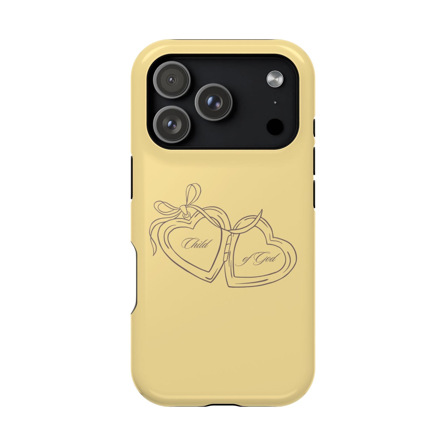 Child of God Butter Yellow Locket Phone Case MagSafe