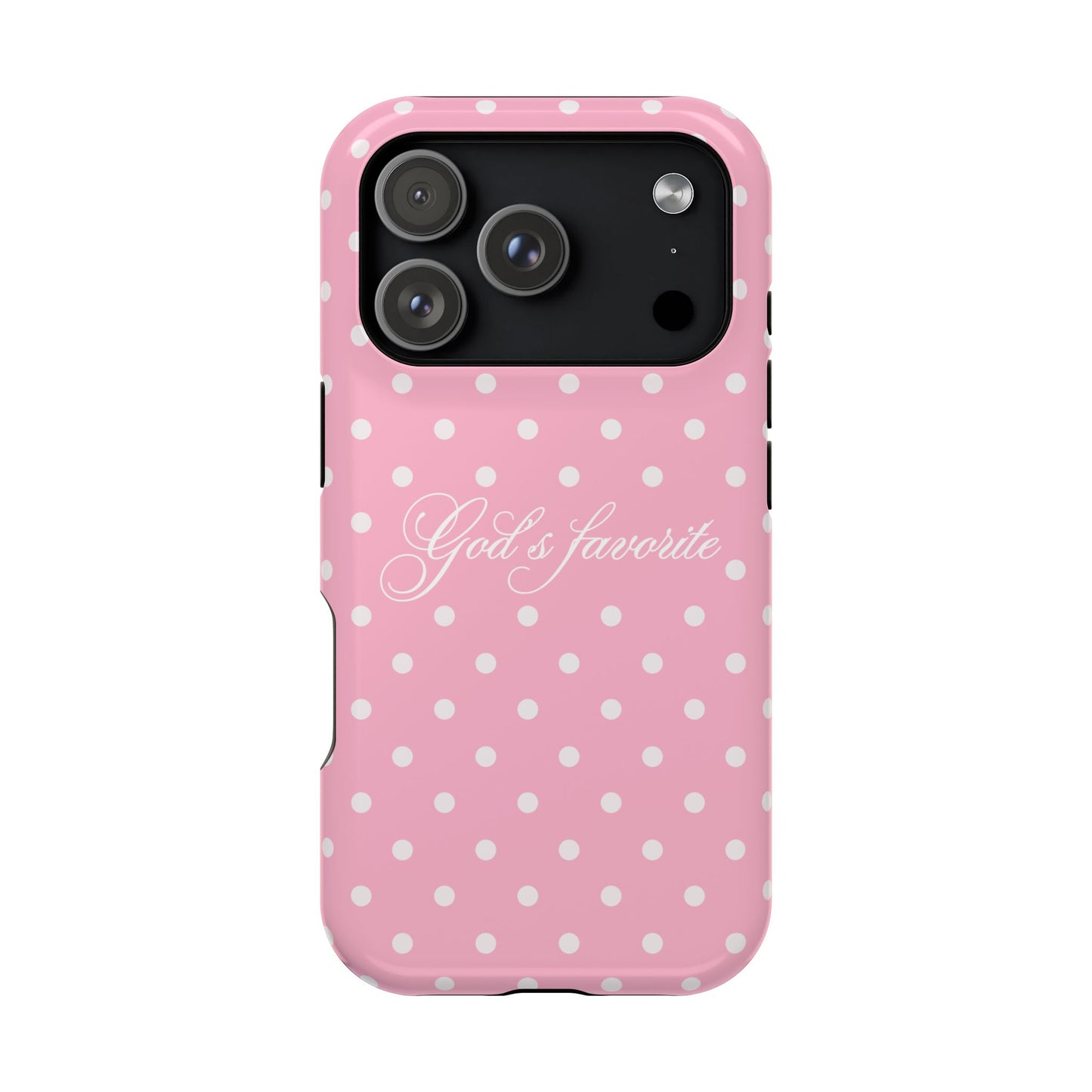 God’s favorite Pink Polka Dot MagSafe Phone Case