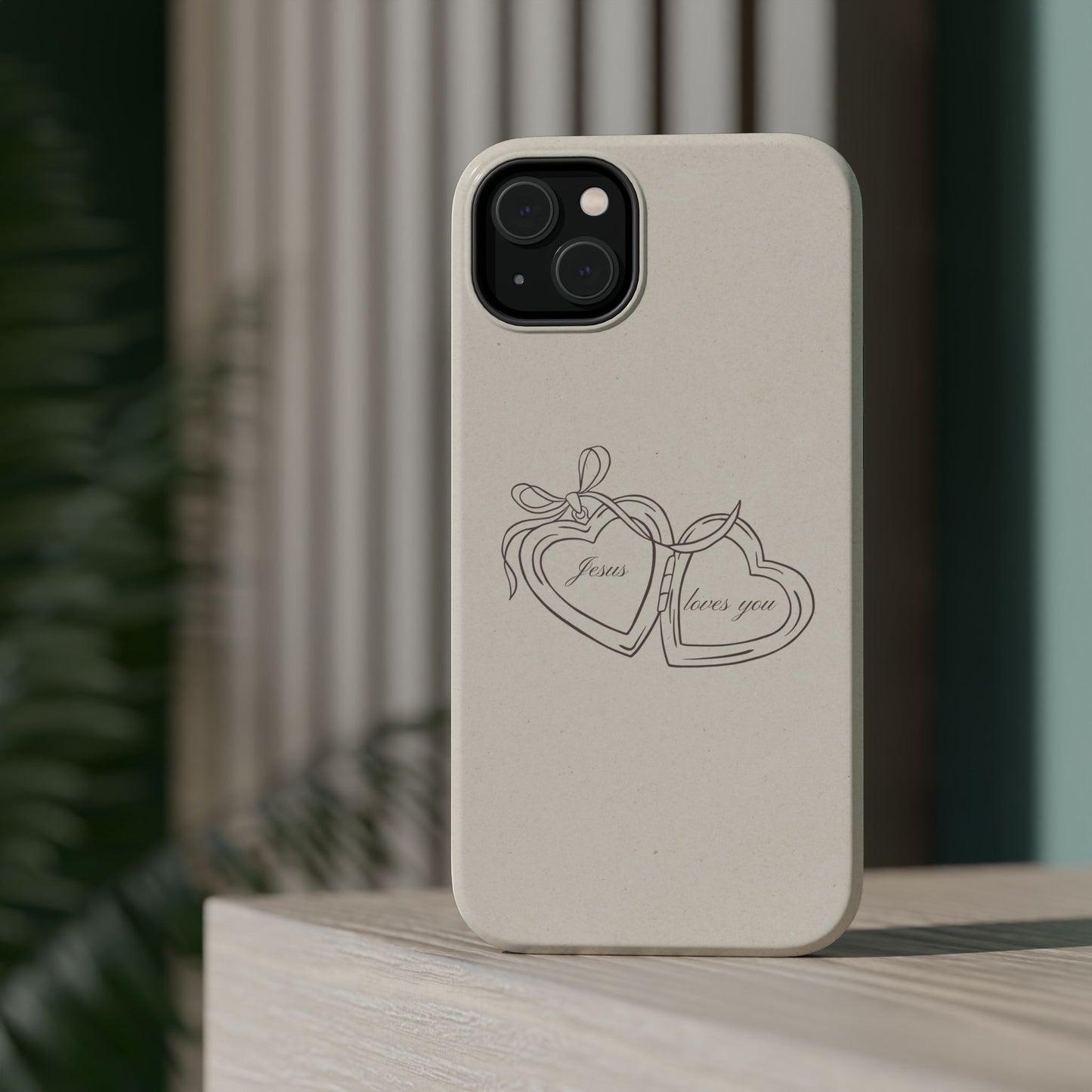 Jesus loves you Locket MagSafe Phone Case