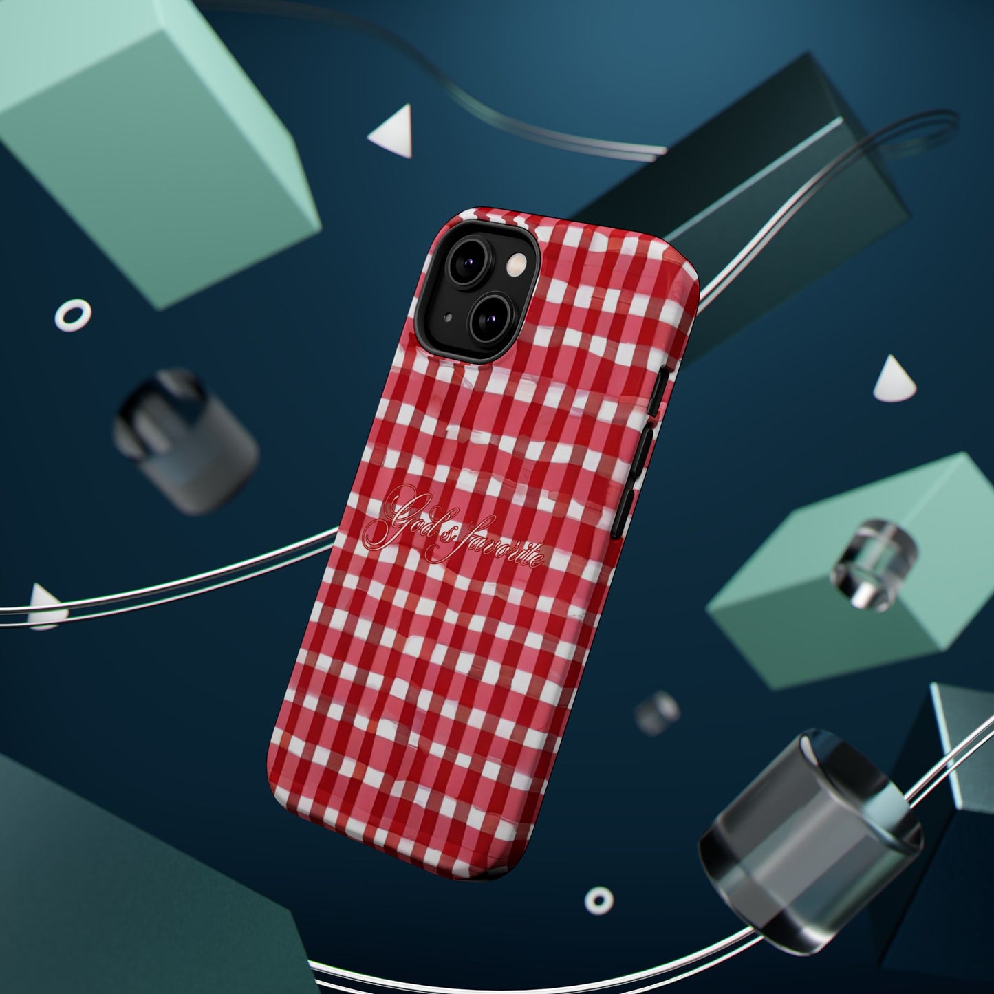 God’s favorite Gingham MagSafe Phone Case