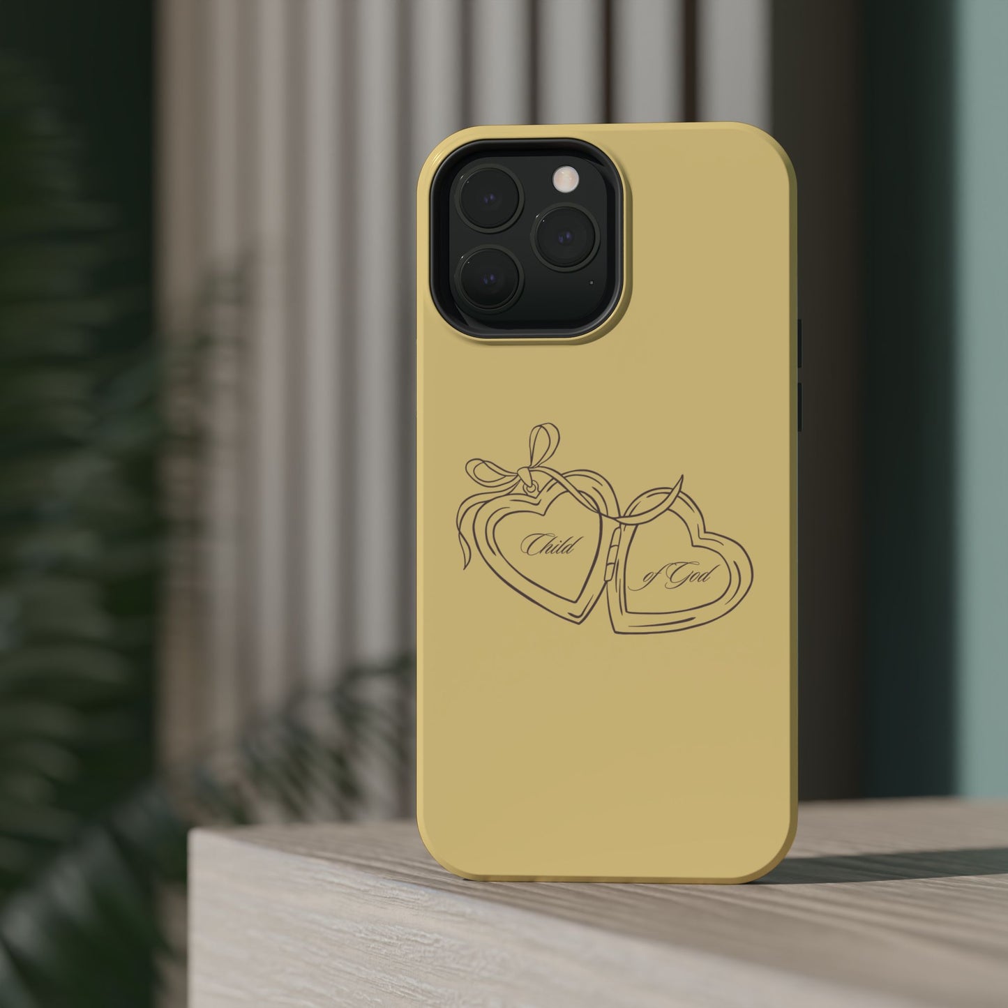 Child of God Butter Yellow Locket Phone Case MagSafe