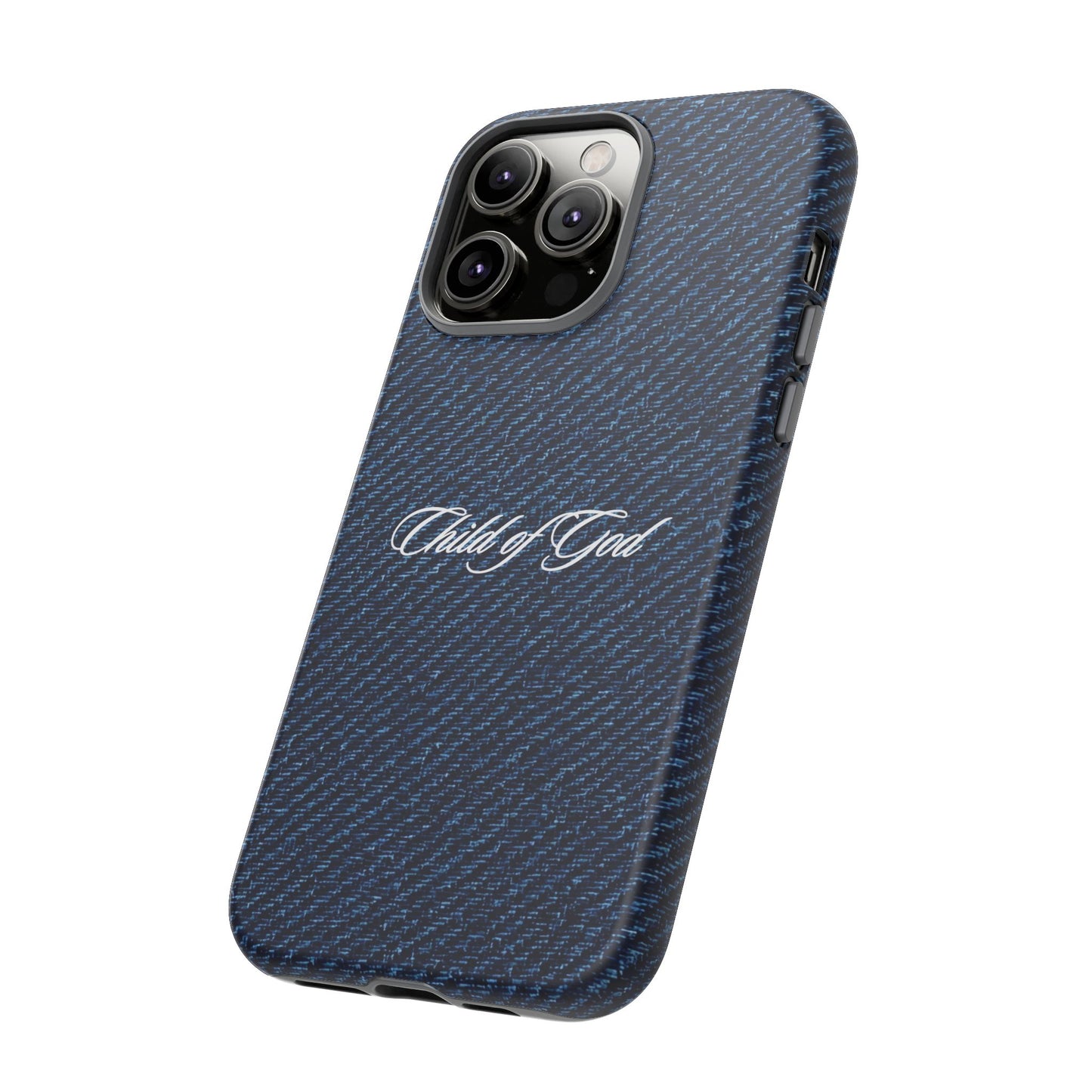 Child of God Denim Phone Case