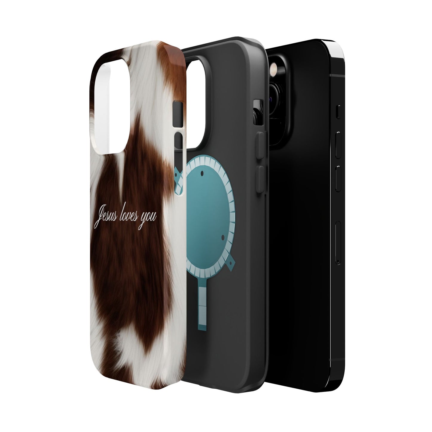 Jesus loves you Cow MagSafe Phone Case