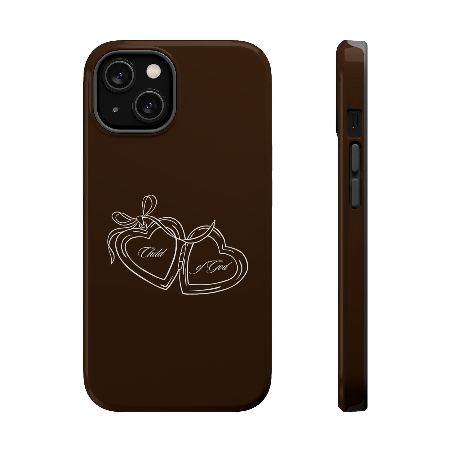 Child of God Locket Espresso Phone Case MagSafe