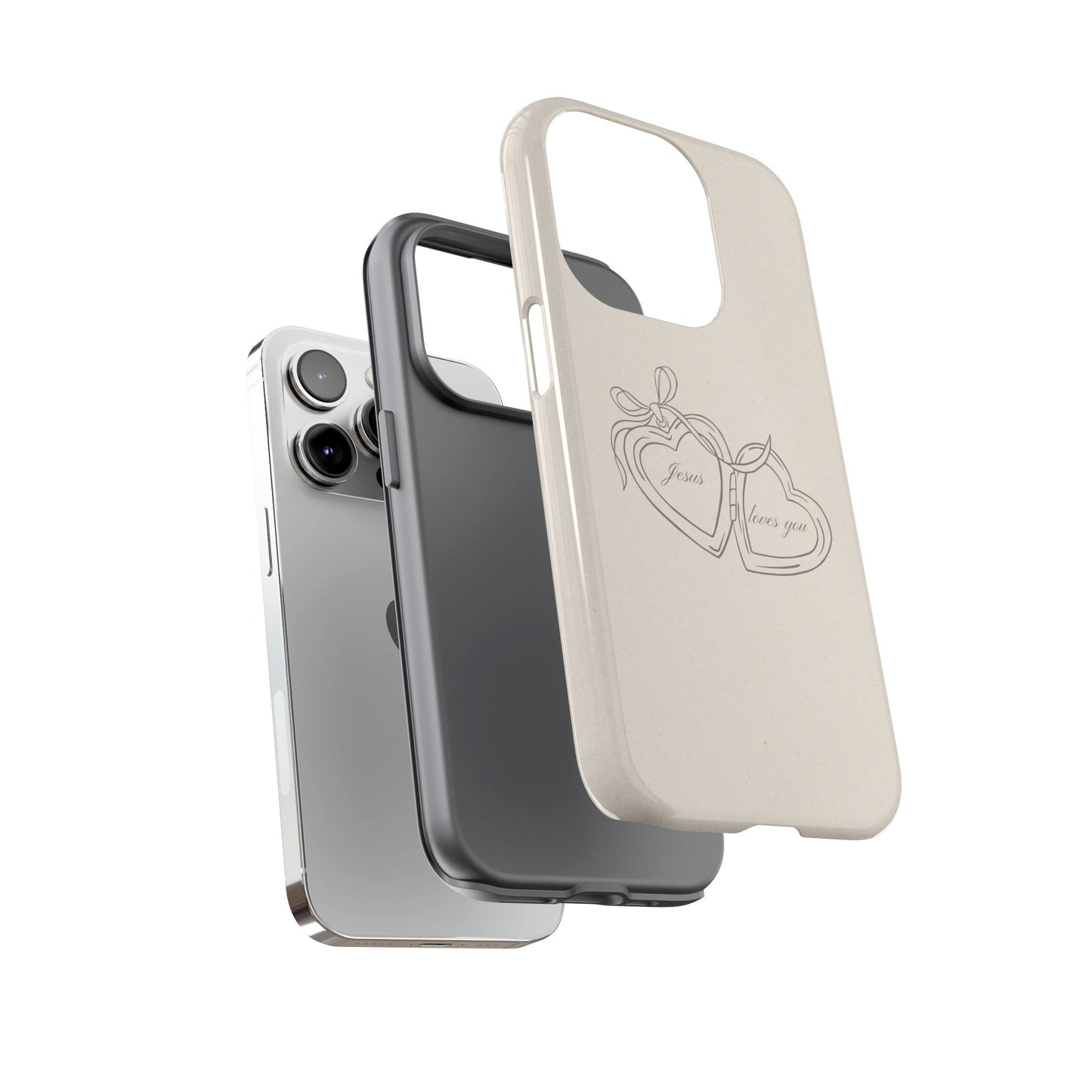 Jesus loves you Locket Phone Case