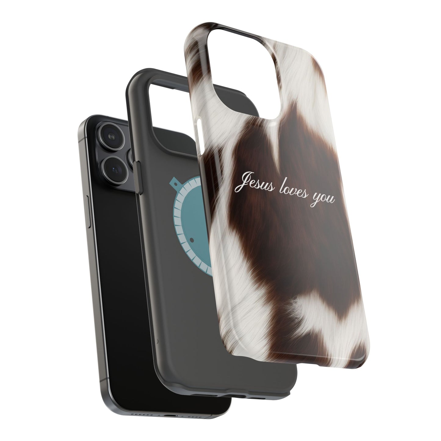 Jesus loves you Cow MagSafe Phone Case