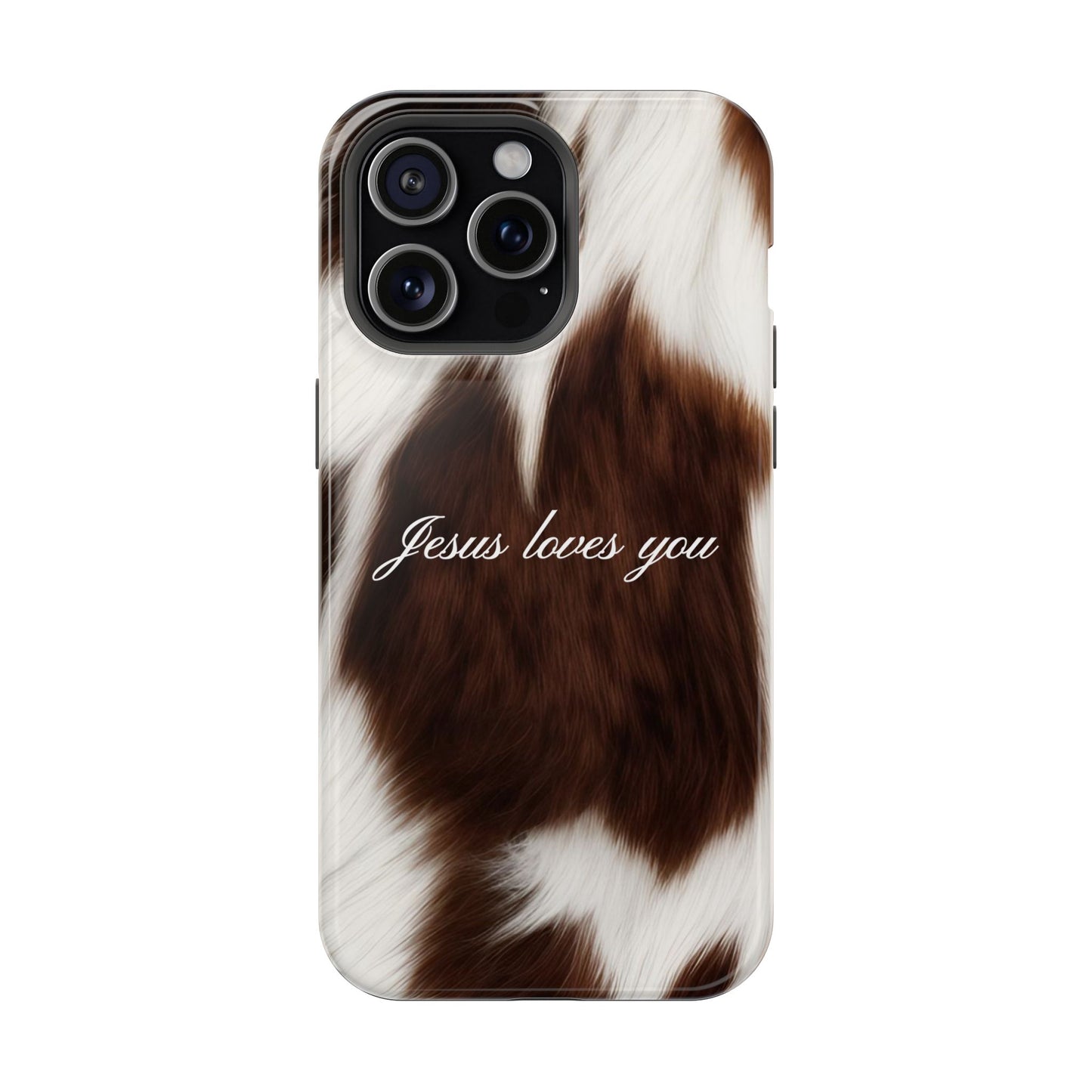 Jesus loves you Cow MagSafe Phone Case