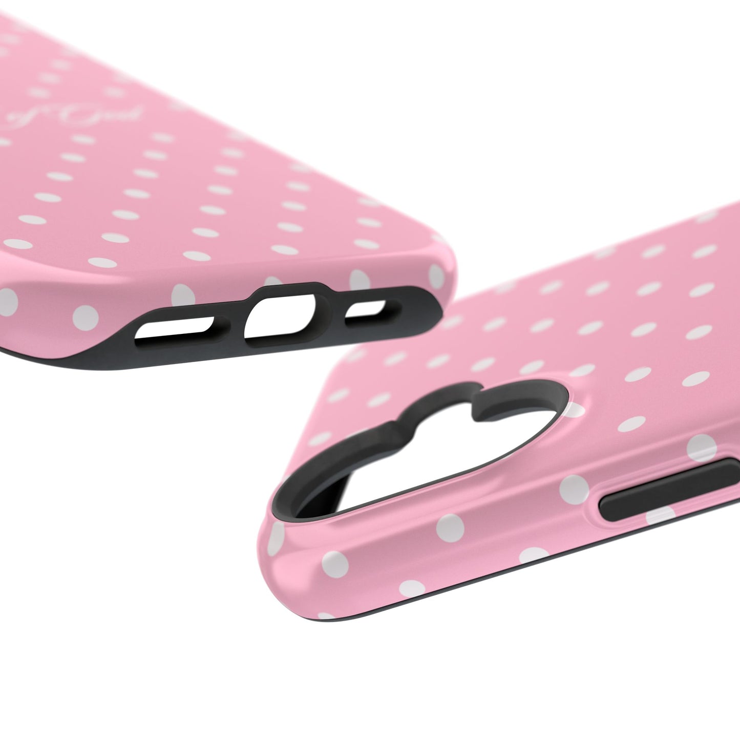 Child of God Pink Polka Dot Phone Case MagSafe