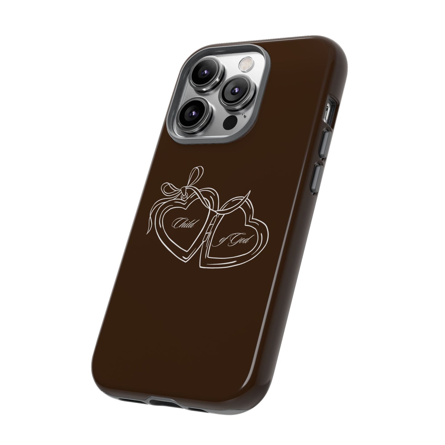 Child of God Locket Espresso Phone Case