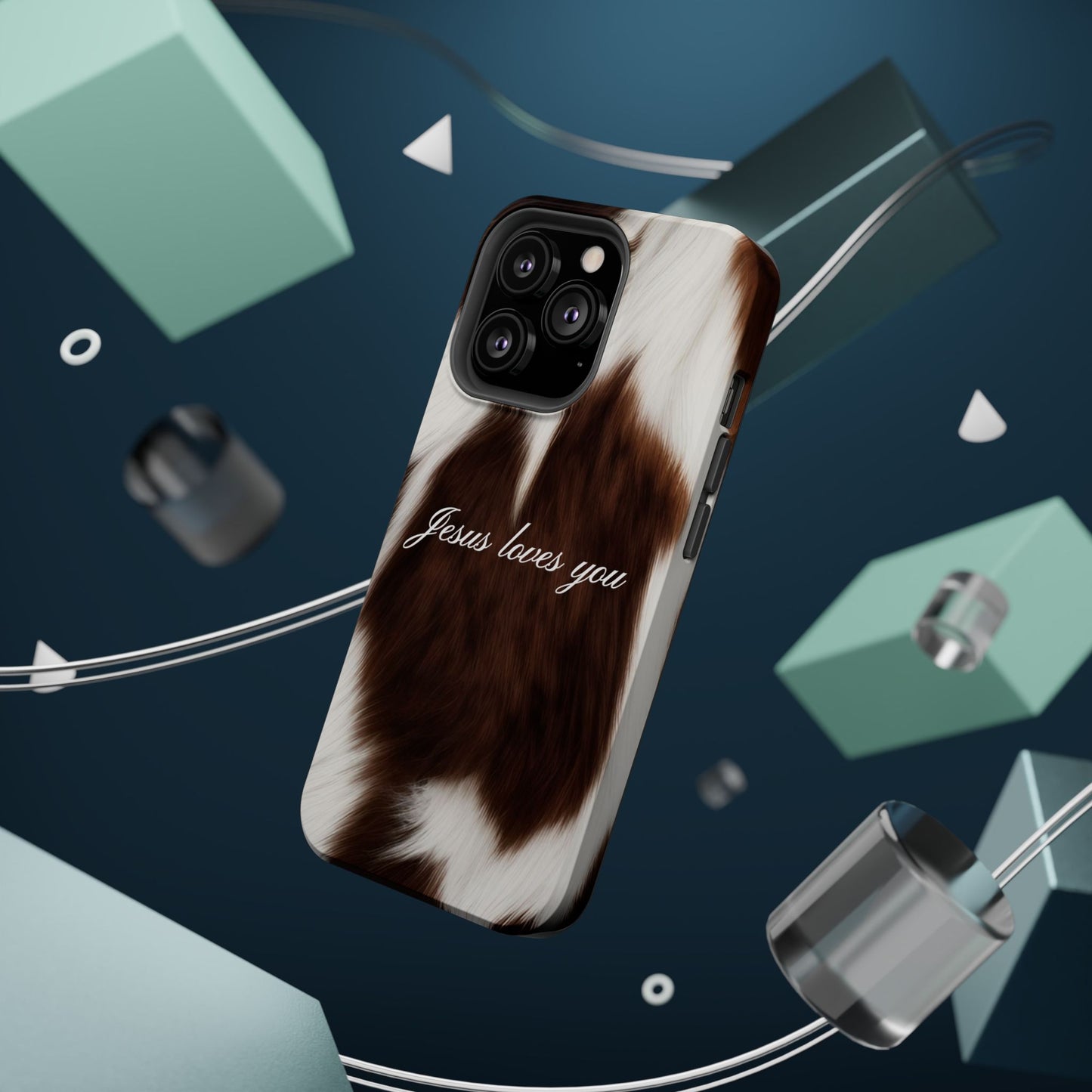 Jesus loves you Cow MagSafe Phone Case