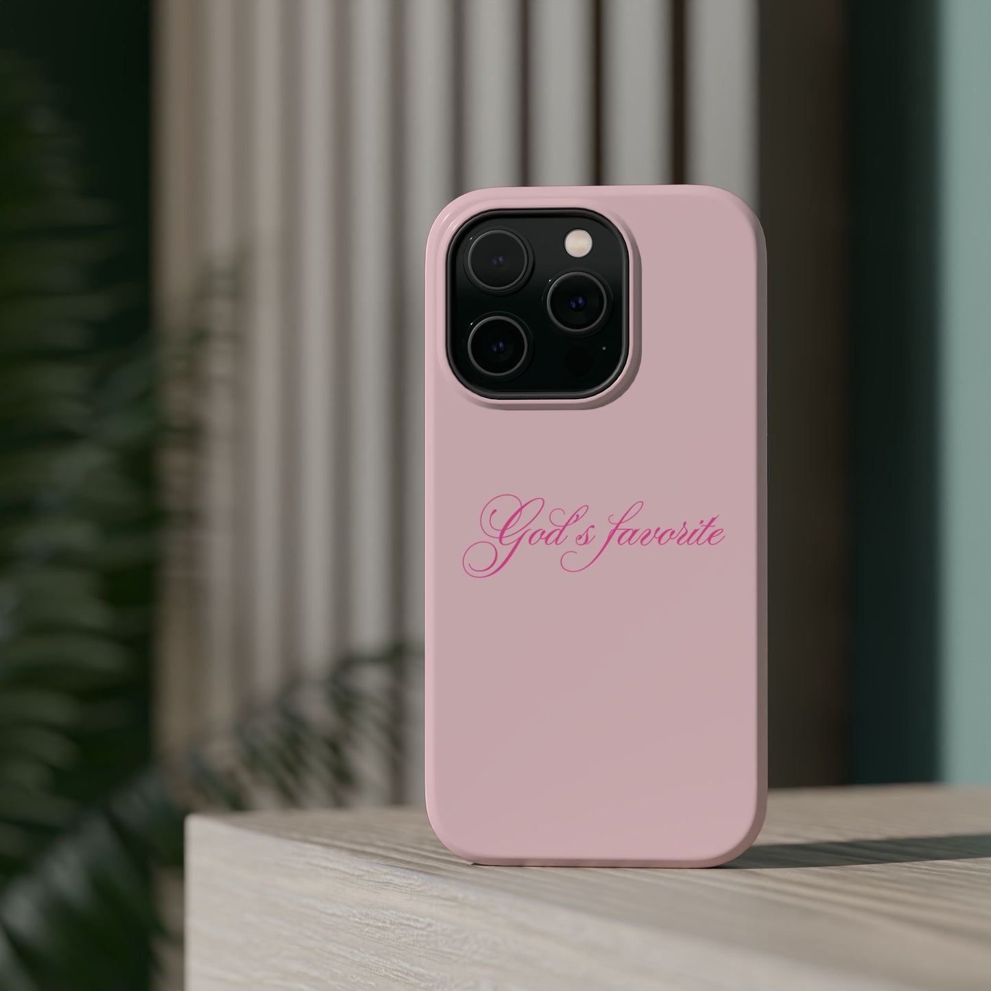 God’s favorite Baby Pink Phone Case MagSafe
