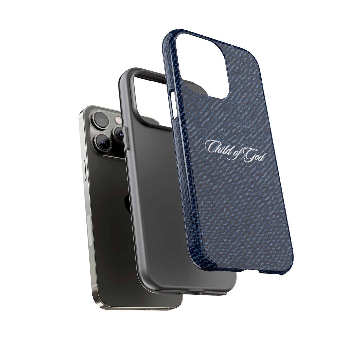 Child of God Denim Phone Case
