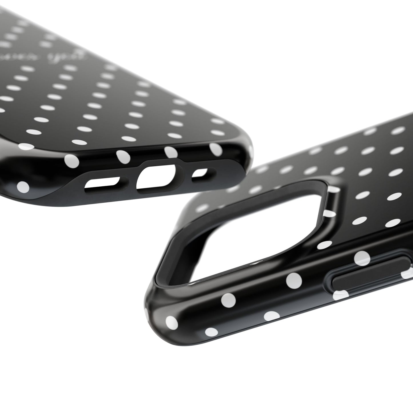 Jesus loves you Black Polka Dot Phone Case MagSafe