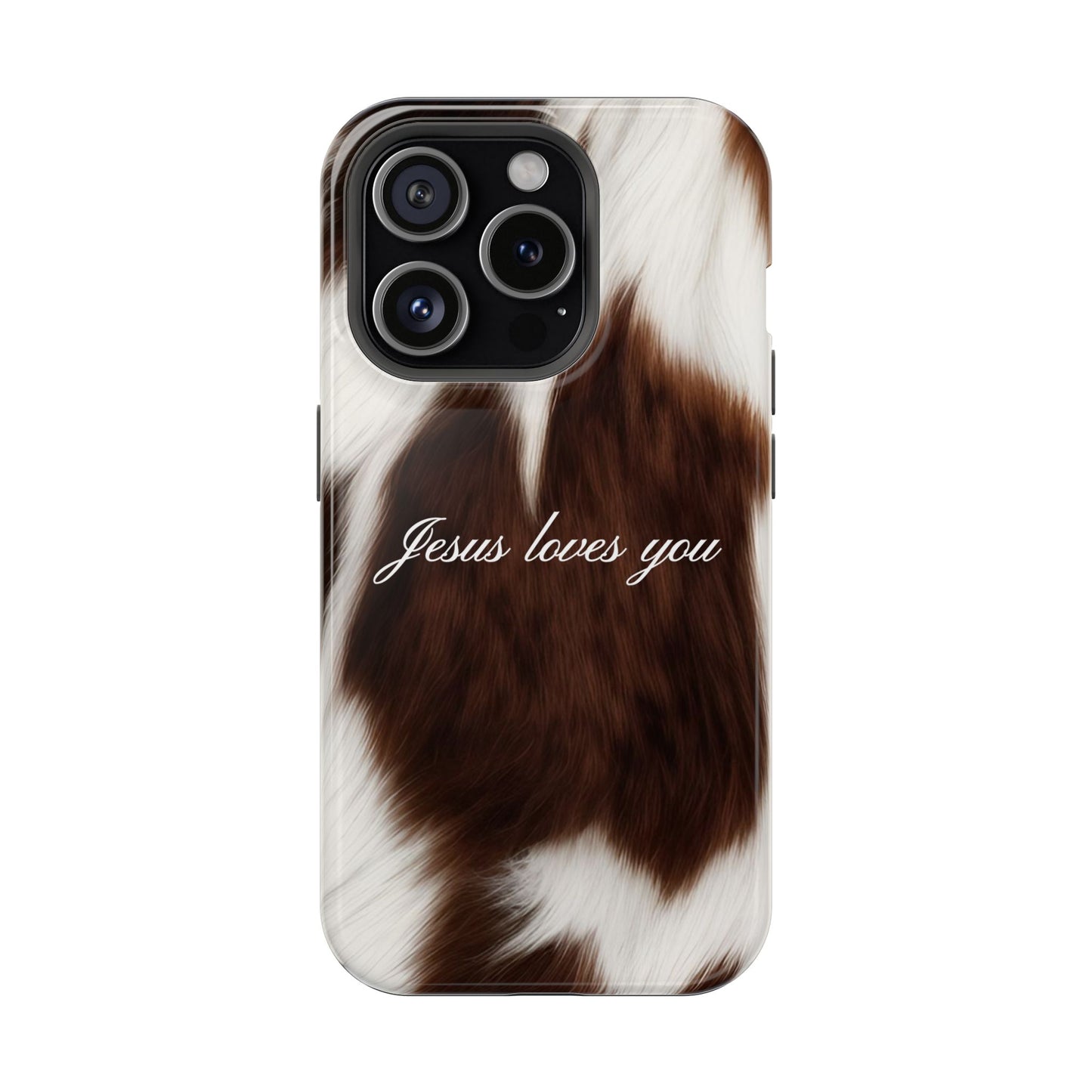 Jesus loves you Cow MagSafe Phone Case