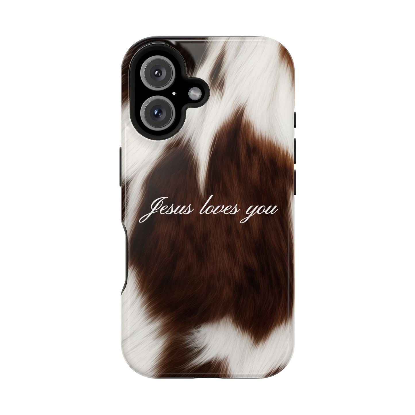 Jesus loves you Cow MagSafe Phone Case