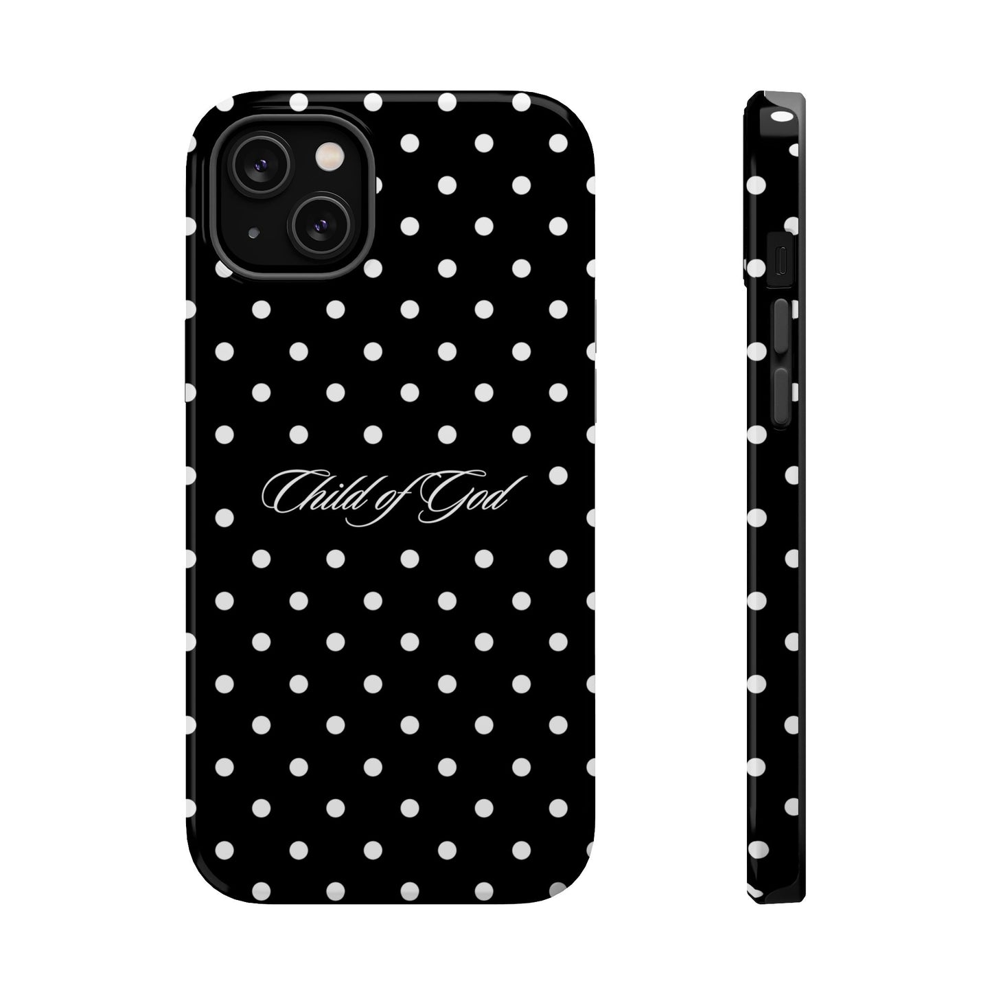 Child of God Black Polka Dot MagSafe Phone Case