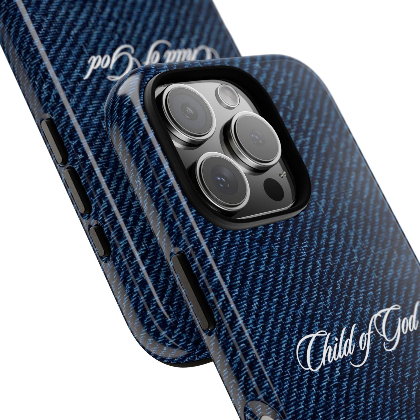 Child of God Denim Phone Case
