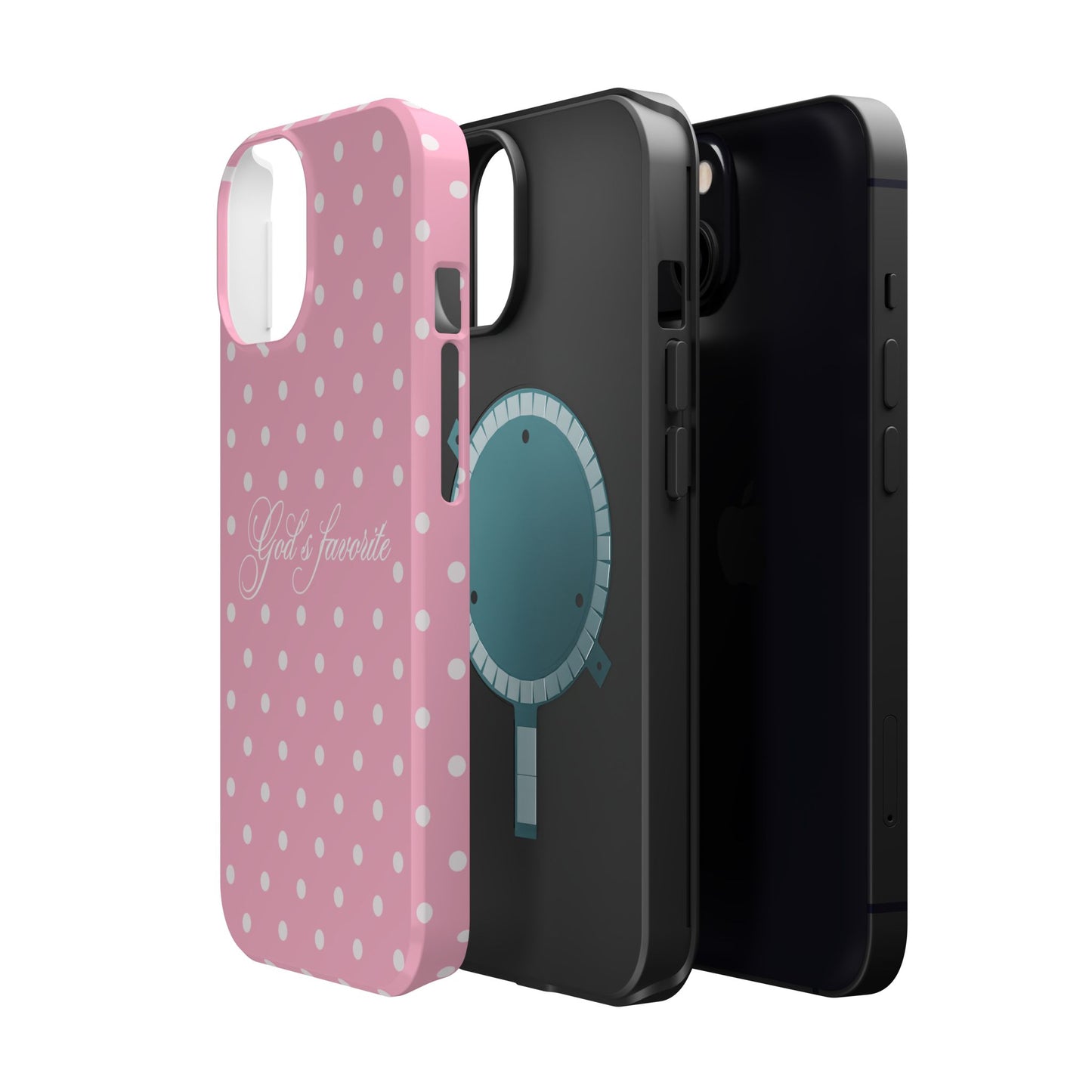 God’s favorite Pink Polka Dot MagSafe Phone Case