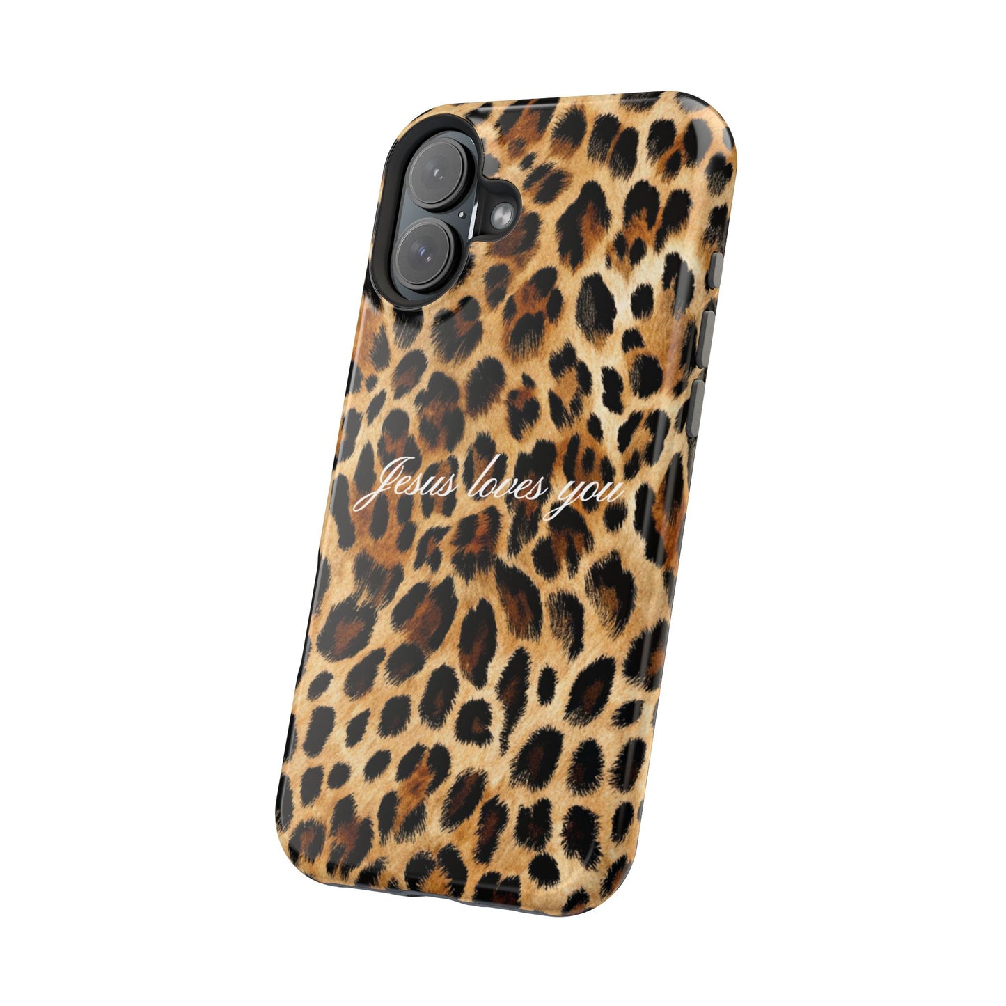 Jesus loves you Leopard Phone Case MagSafe