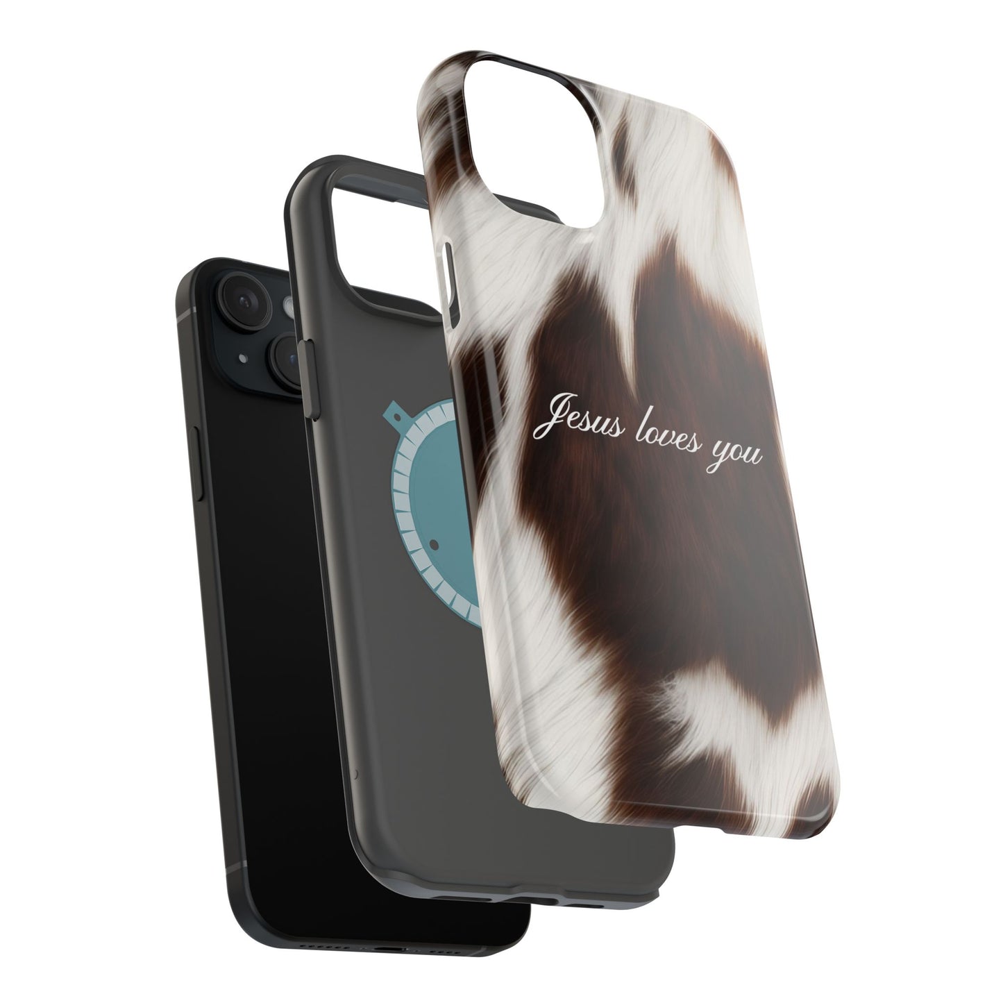 Jesus loves you Cow MagSafe Phone Case