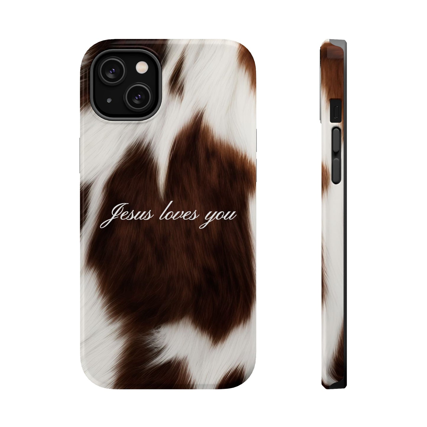 Jesus loves you Cow MagSafe Phone Case