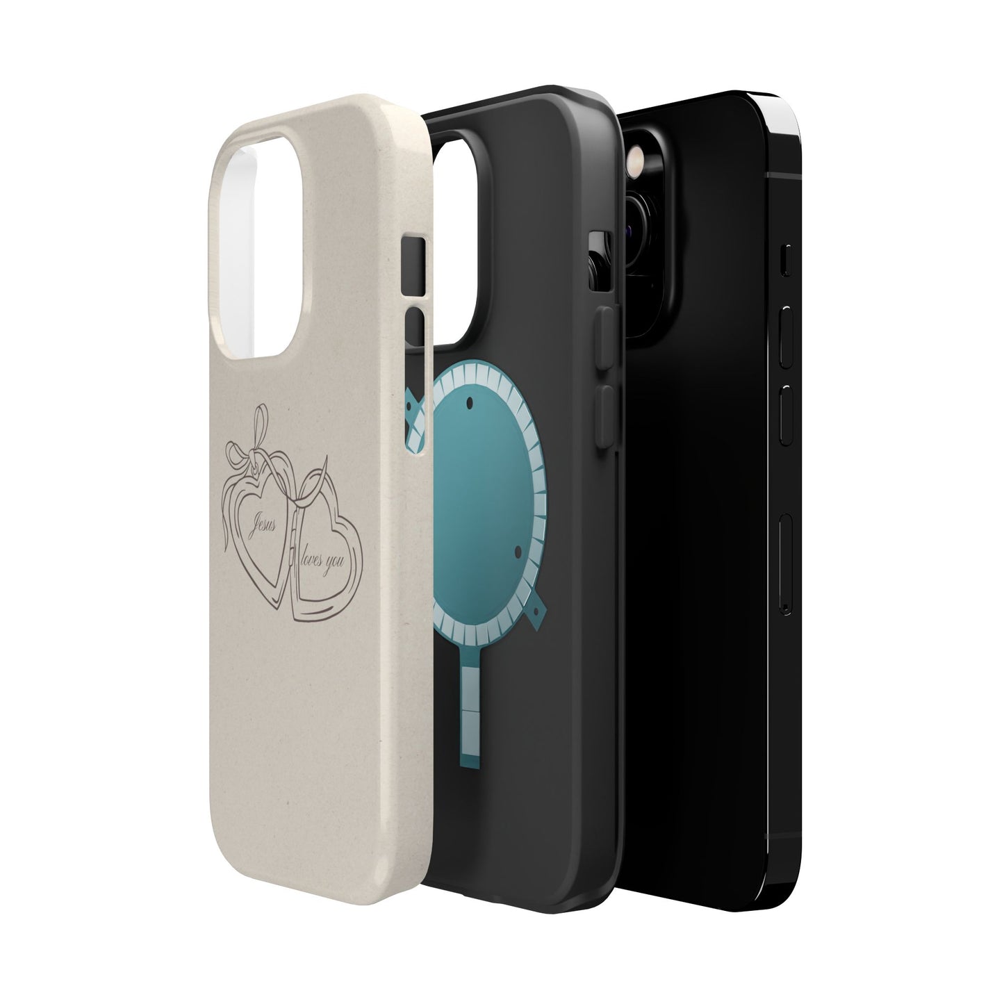 Jesus loves you Locket MagSafe Phone Case