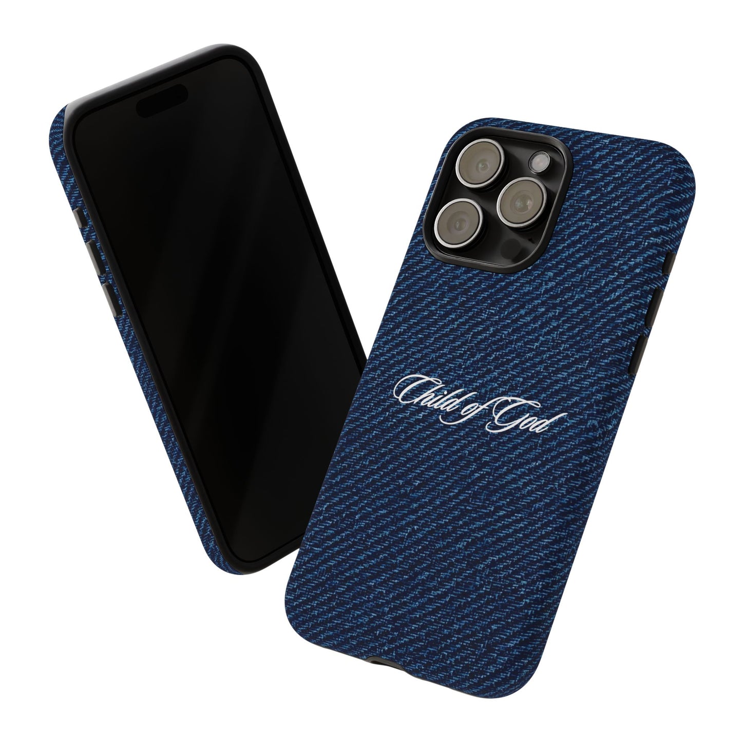 Child of God Denim Phone Case