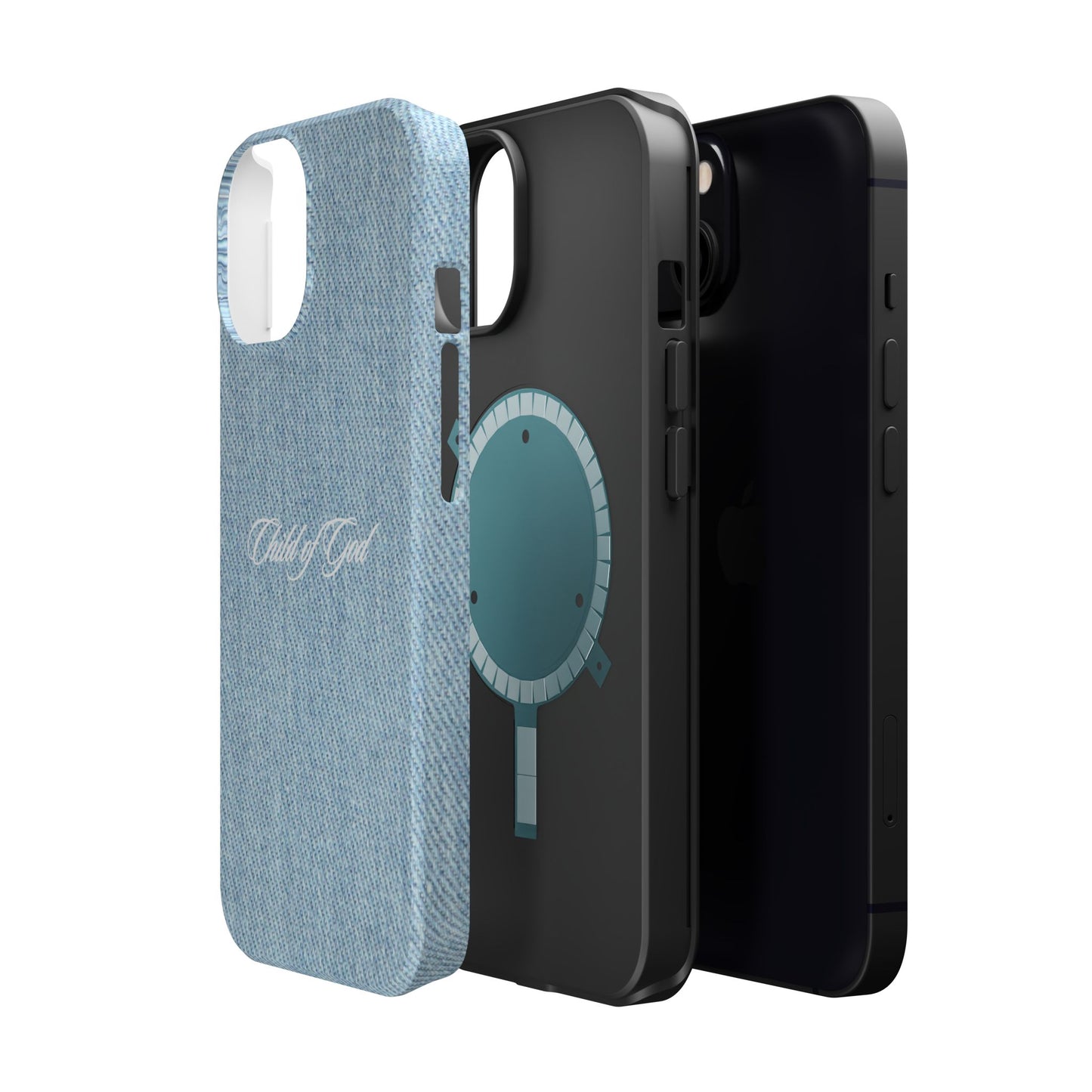 Child of God Denim Phone Case MagSafe