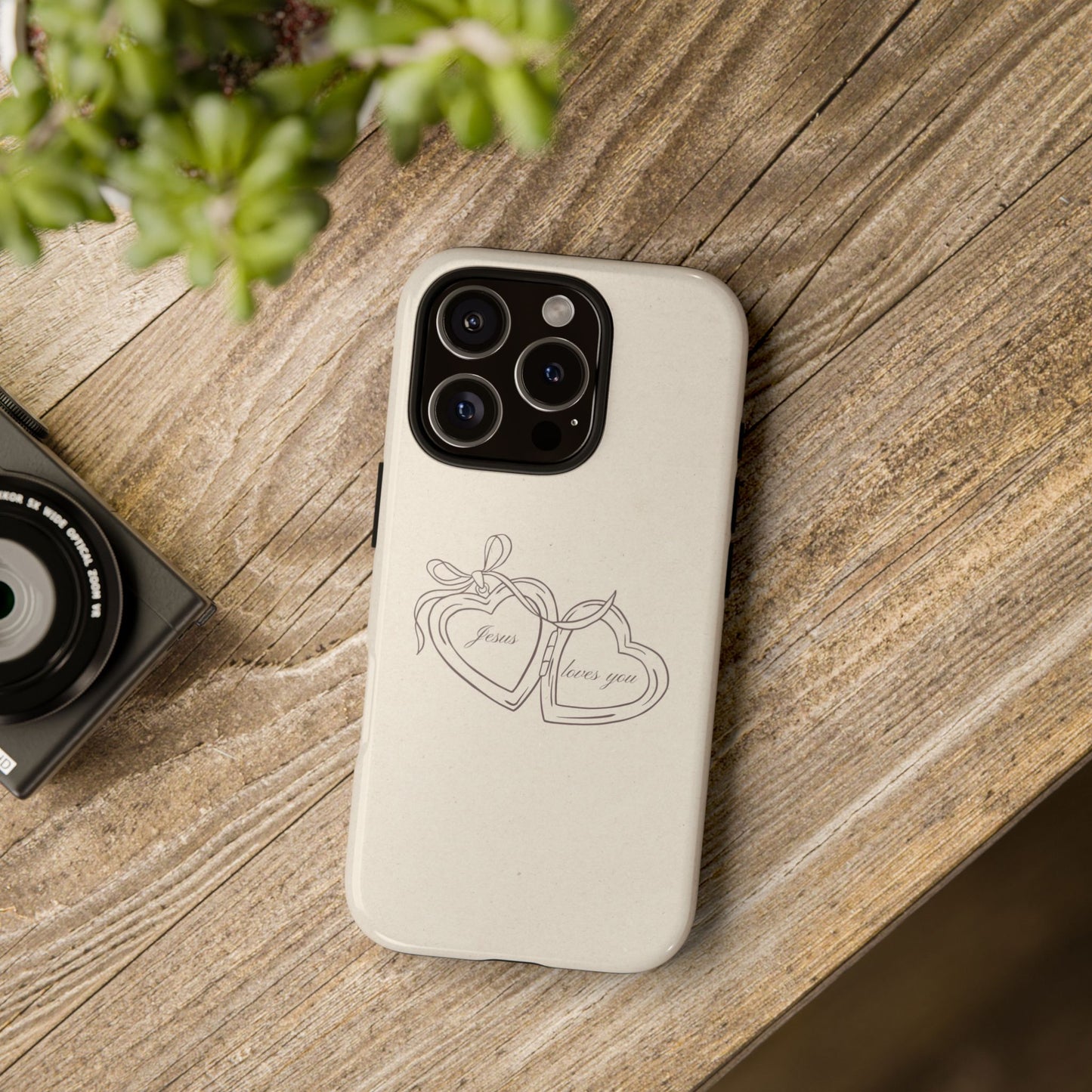 Jesus loves you Locket Phone Case