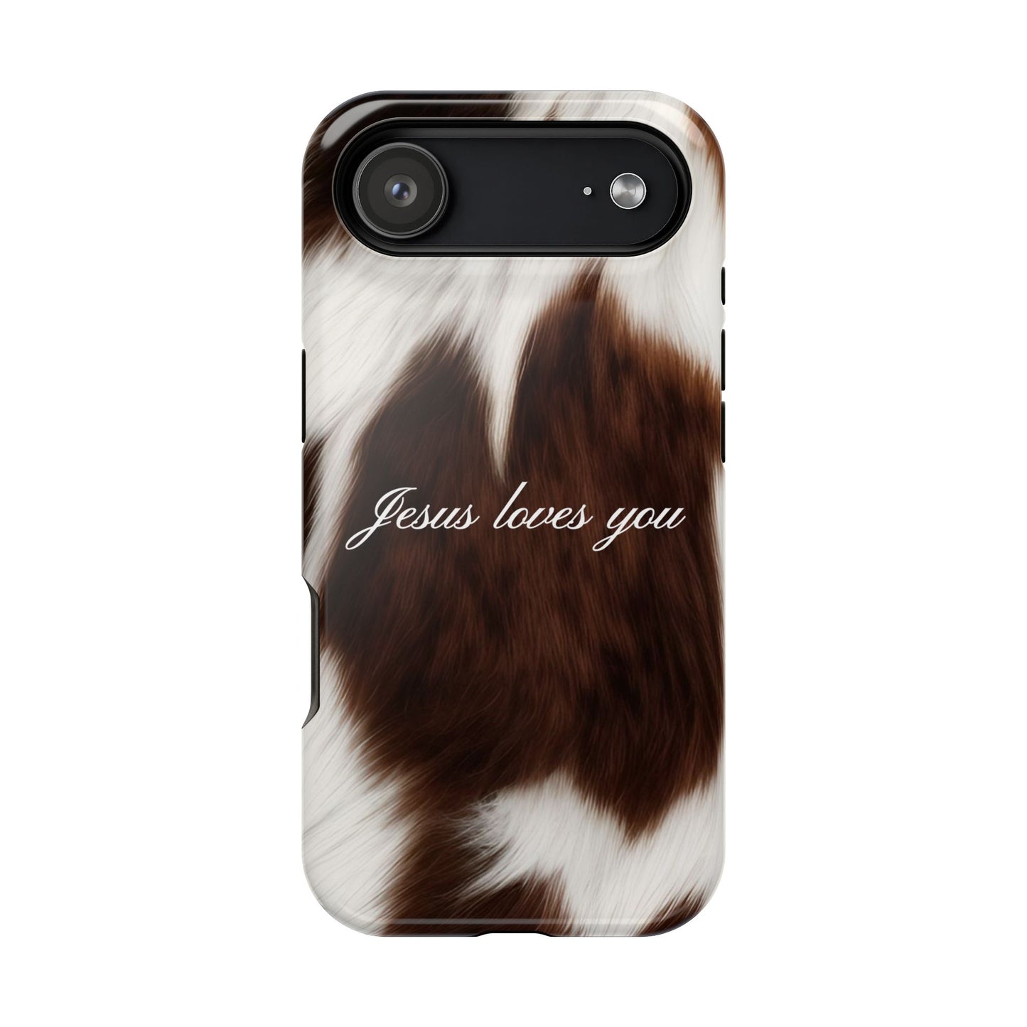 Jesus loves you Cow MagSafe Phone Case