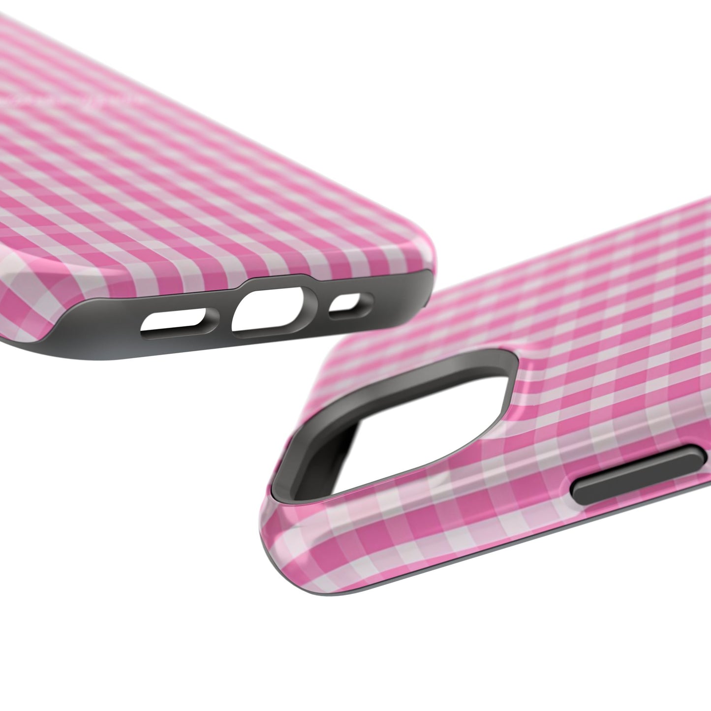 Jesus loves you Pink Gingham Phone Case MagSafe