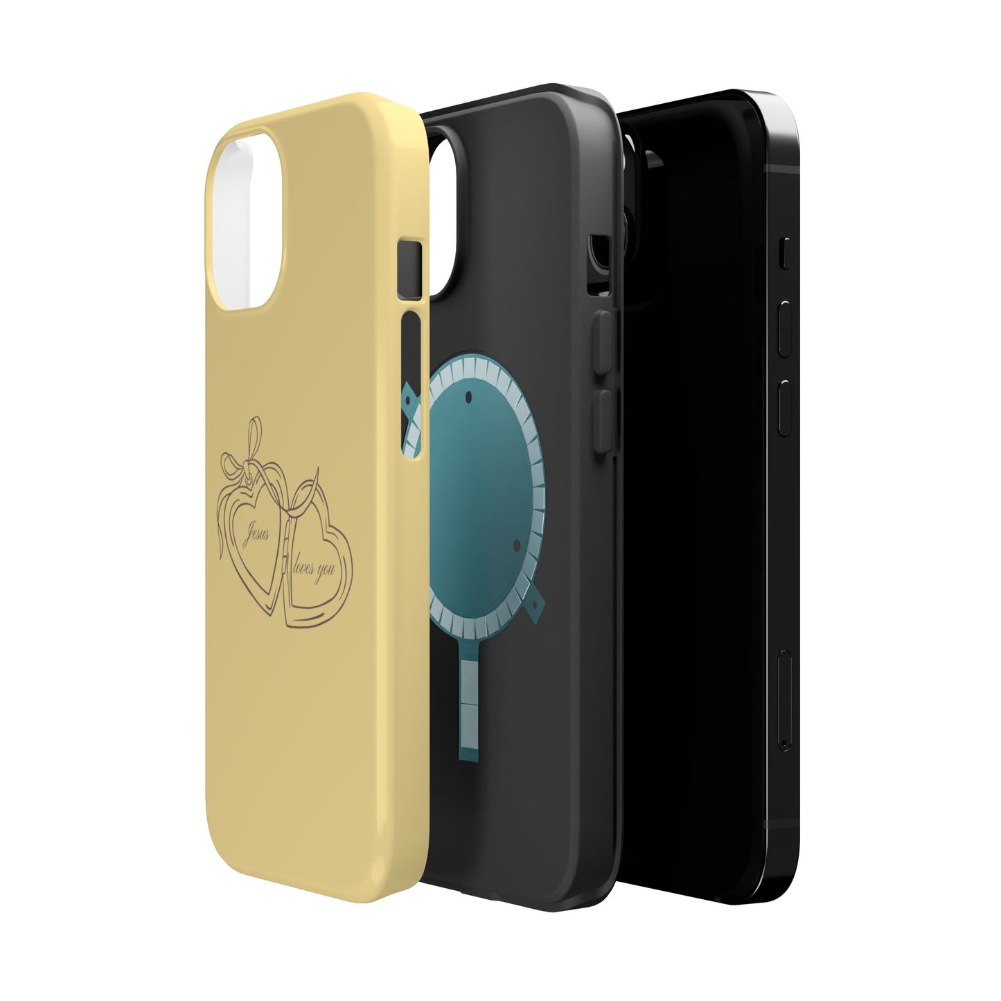 Jesus loves you Butter Locket MagSafe Phone Case