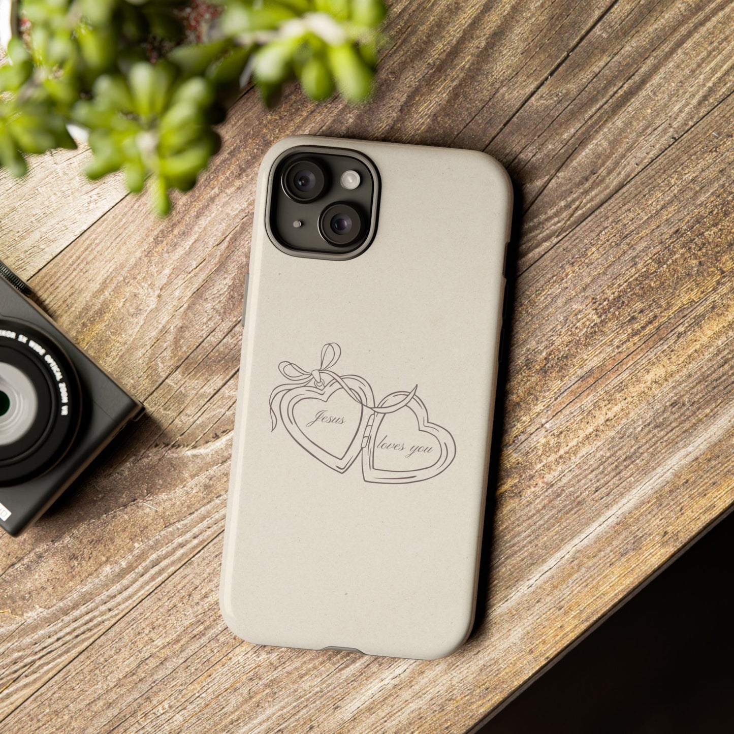Jesus loves you Locket Phone Case