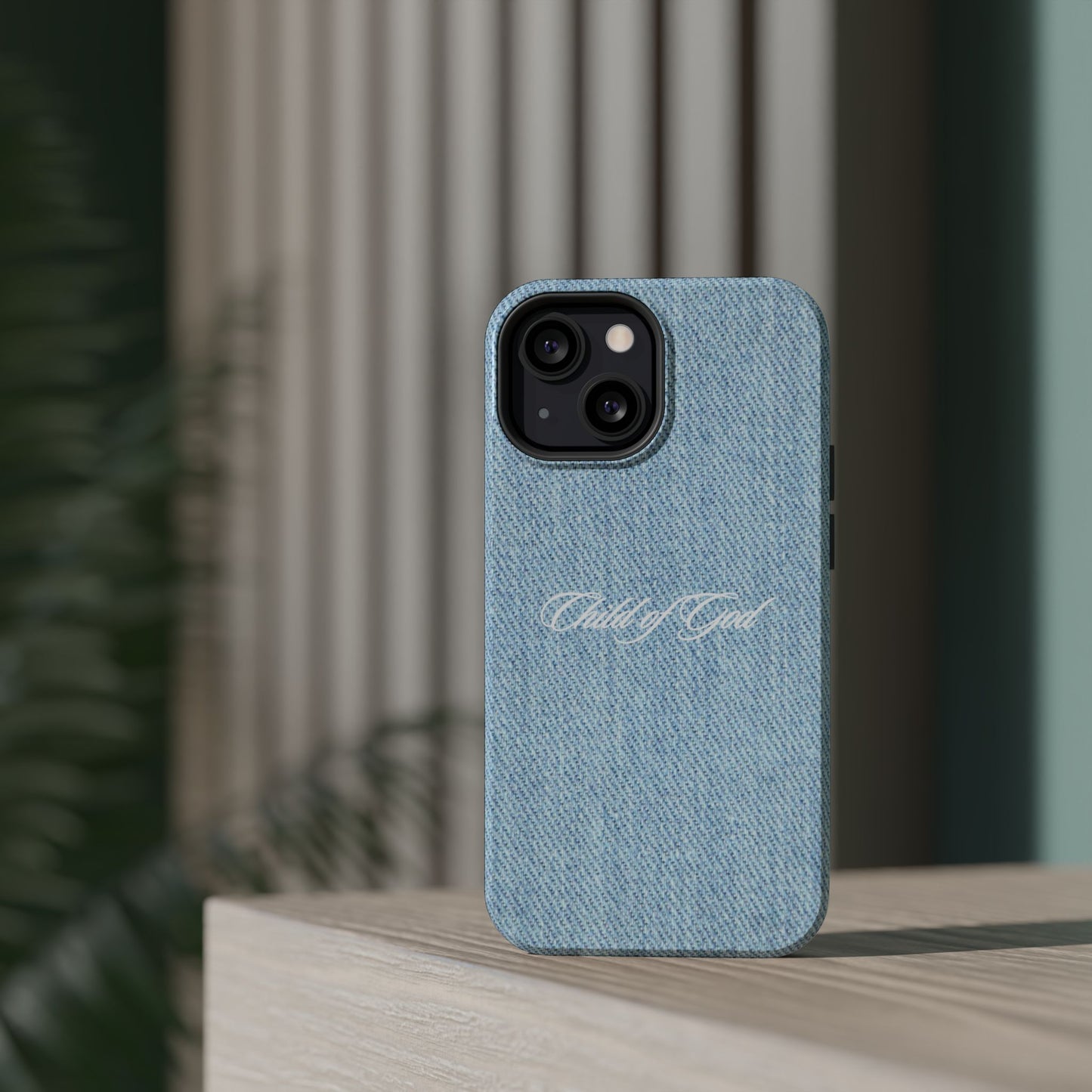 Child of God Denim Phone Case MagSafe