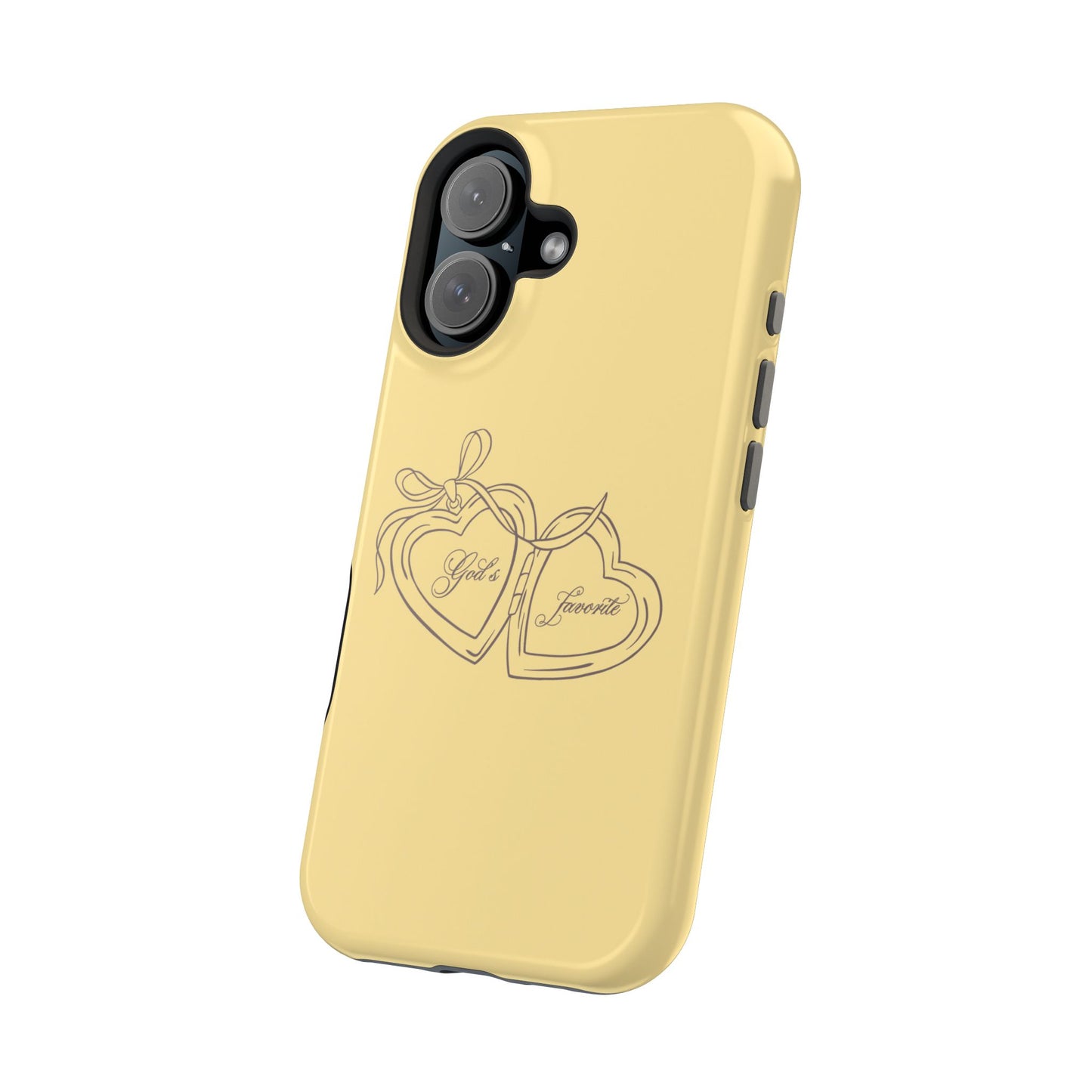 God’s Favorite Butter Yellow Locket MagSafe Phone Case