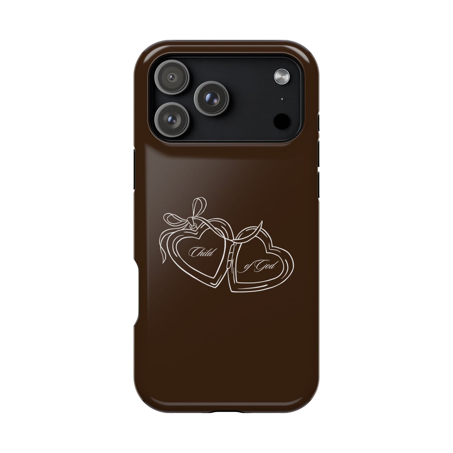Child of God Locket Espresso Phone Case MagSafe