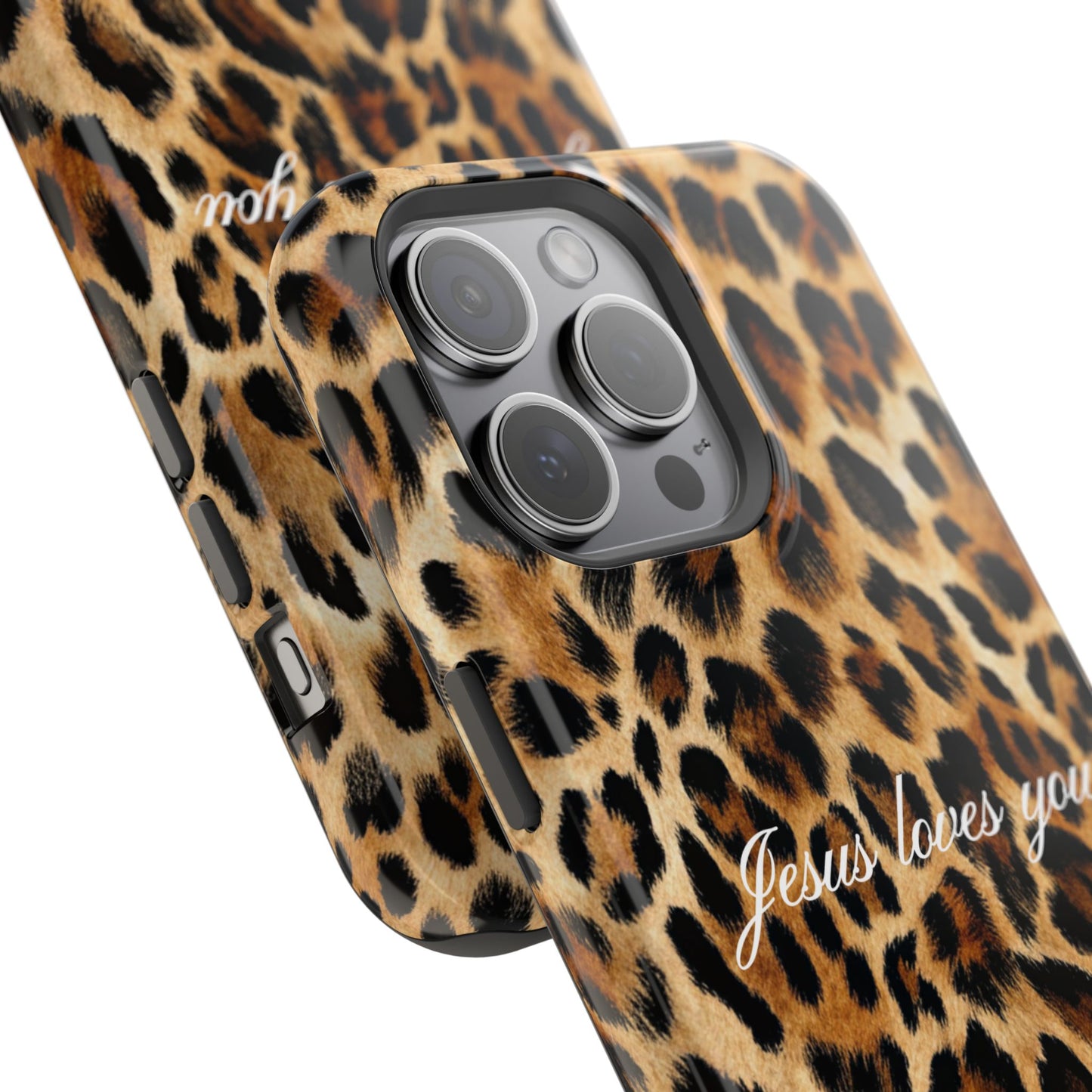 Jesus loves you Leopard Phone Case MagSafe