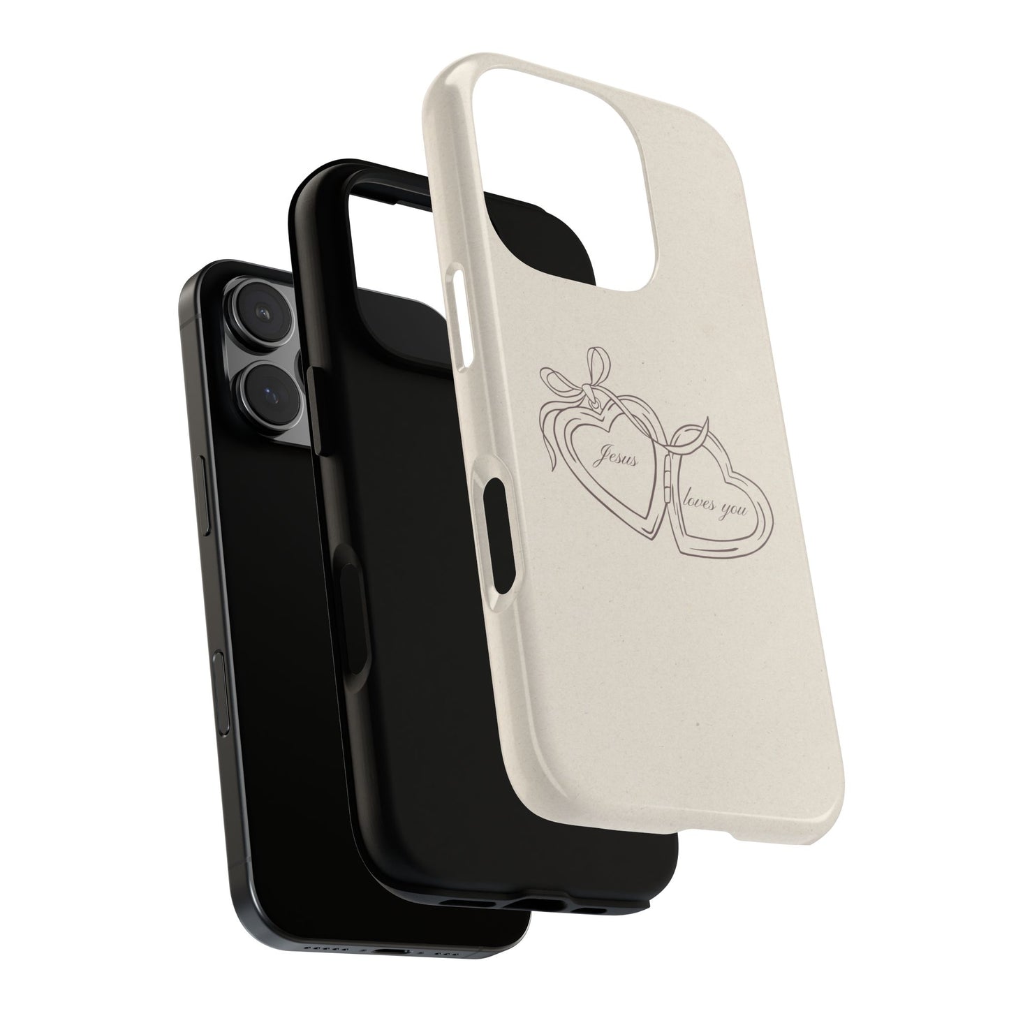 Jesus loves you Locket Phone Case