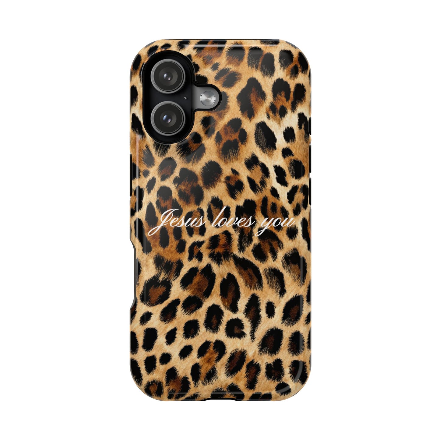 Jesus loves you Leopard Phone Case MagSafe