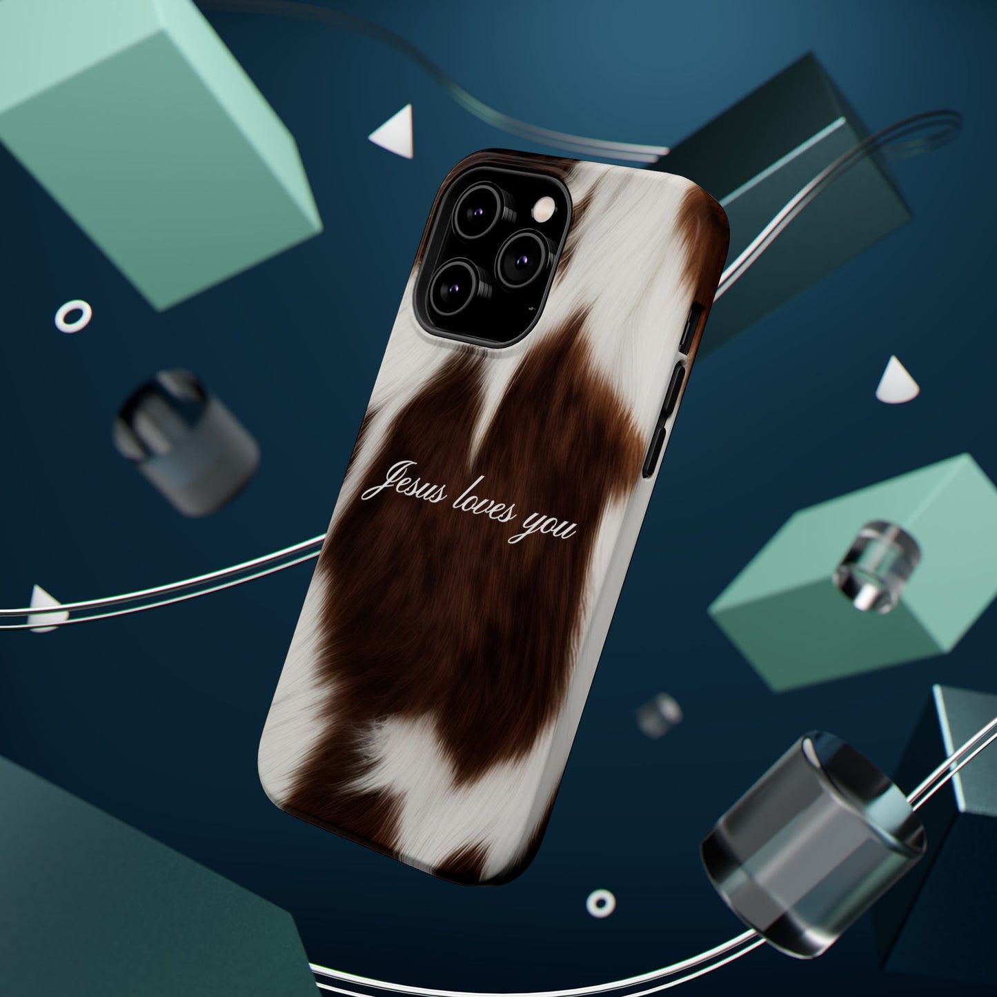 Jesus loves you Cow MagSafe Phone Case