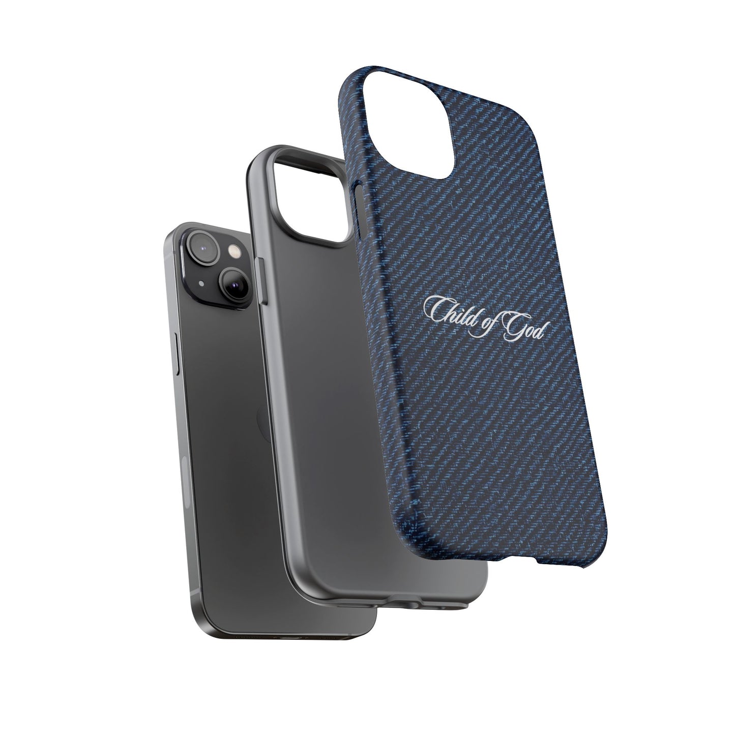 Child of God Denim Phone Case