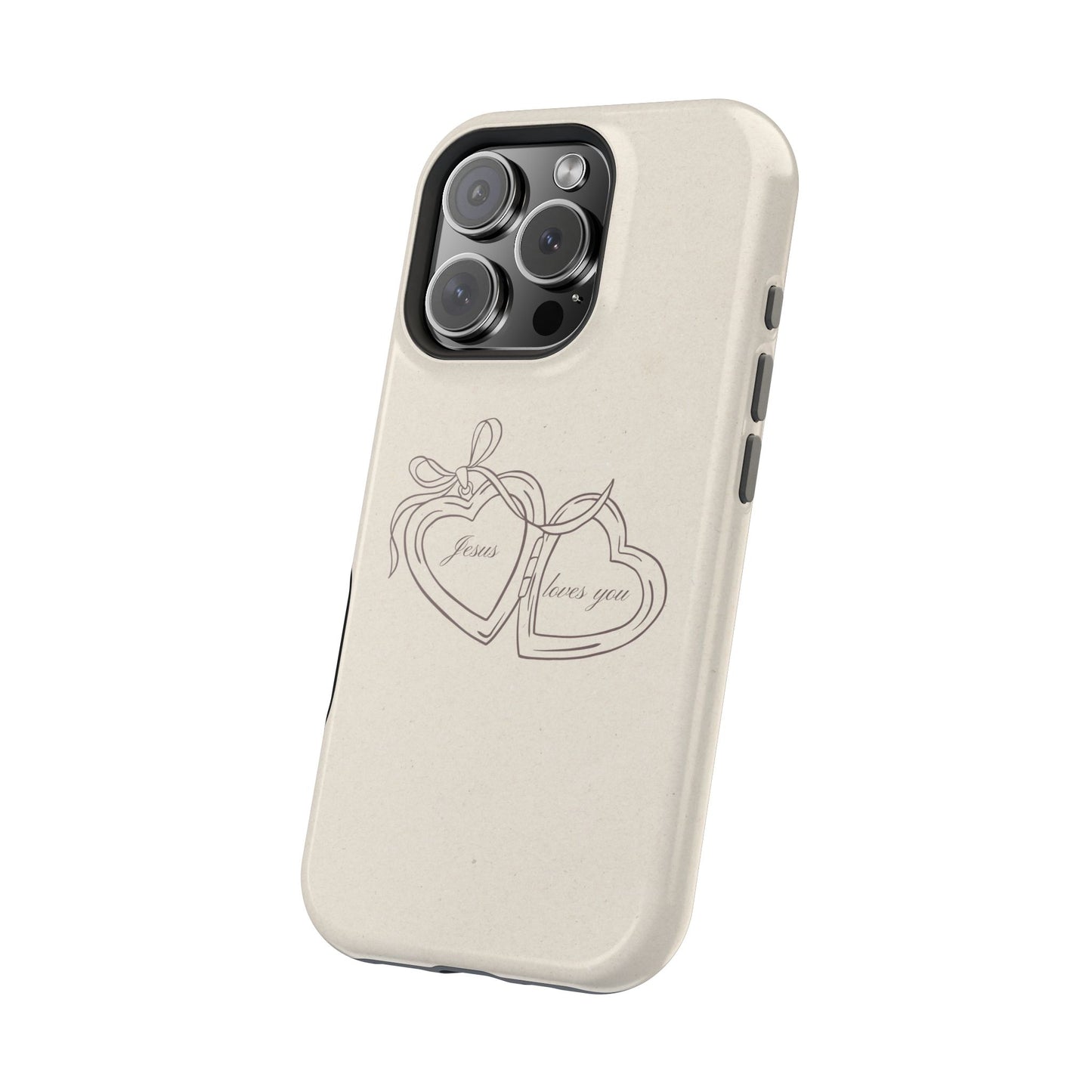 Jesus loves you Locket MagSafe Phone Case