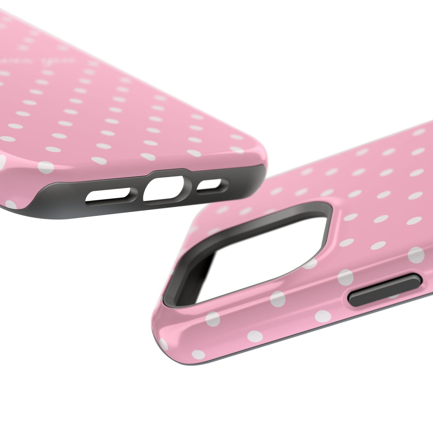 Jesus loves you Pink Polka Dot MagSafe Phone Case