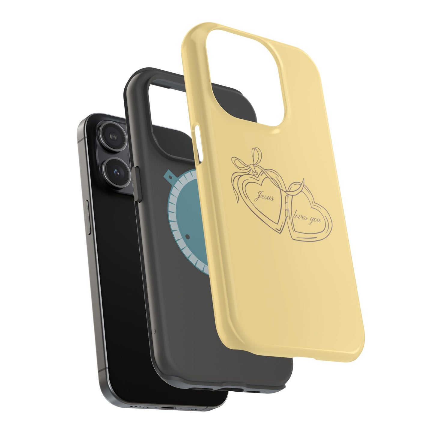 Jesus loves you Butter Locket MagSafe Phone Case